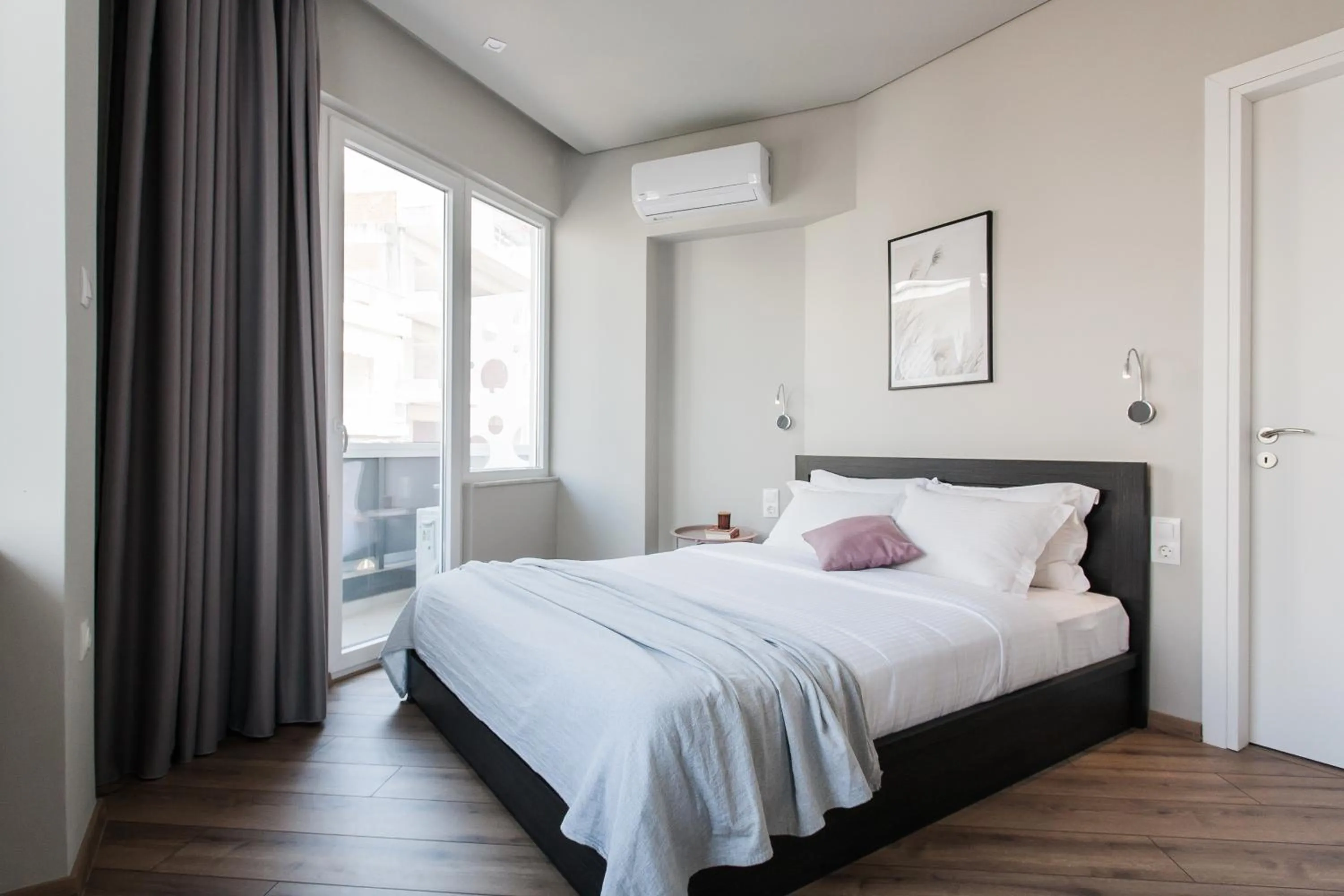 Bedroom, Bed in WYZ Athens Apartments by UPSTREET