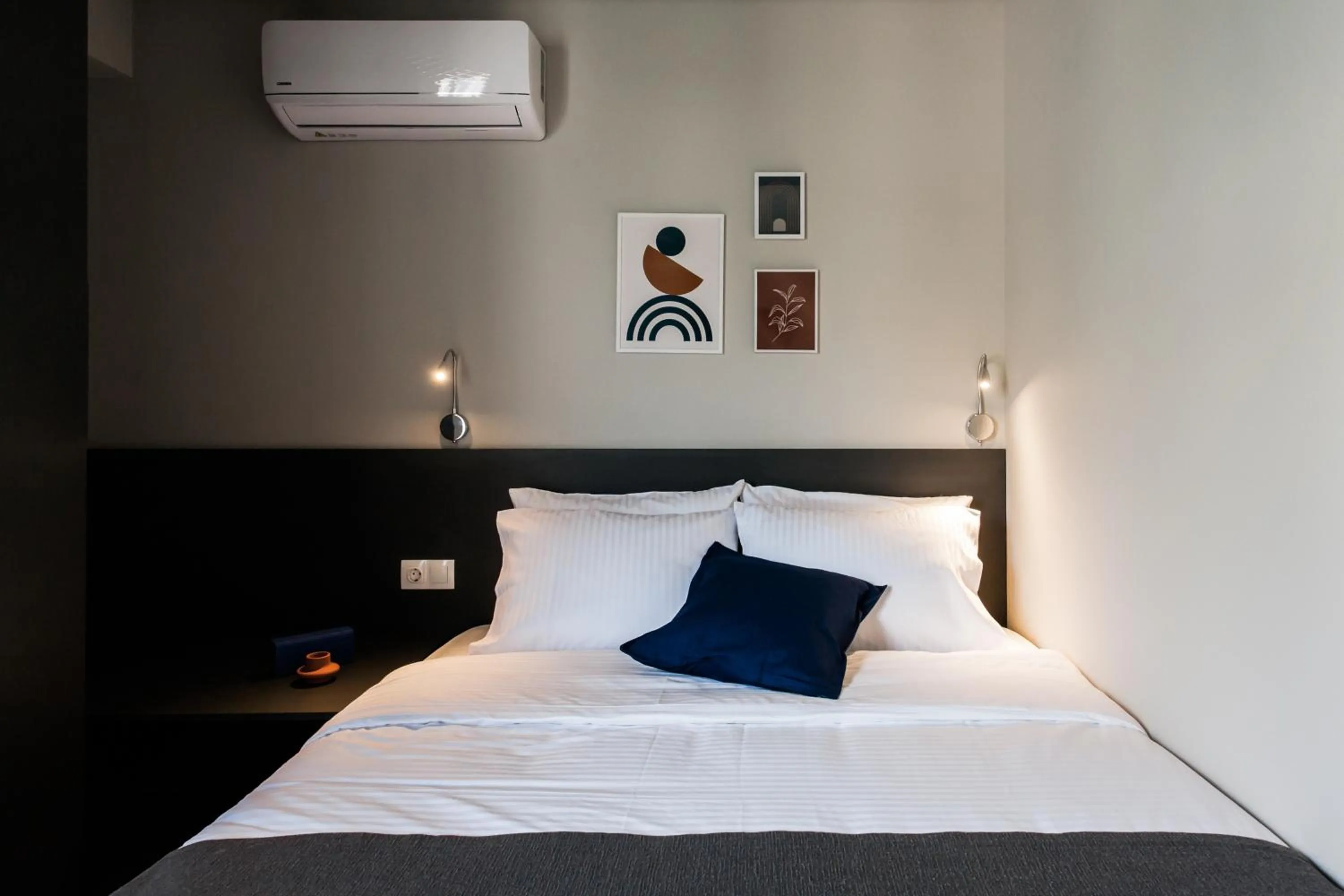 Bedroom, Bed in WYZ Athens Apartments by UPSTREET