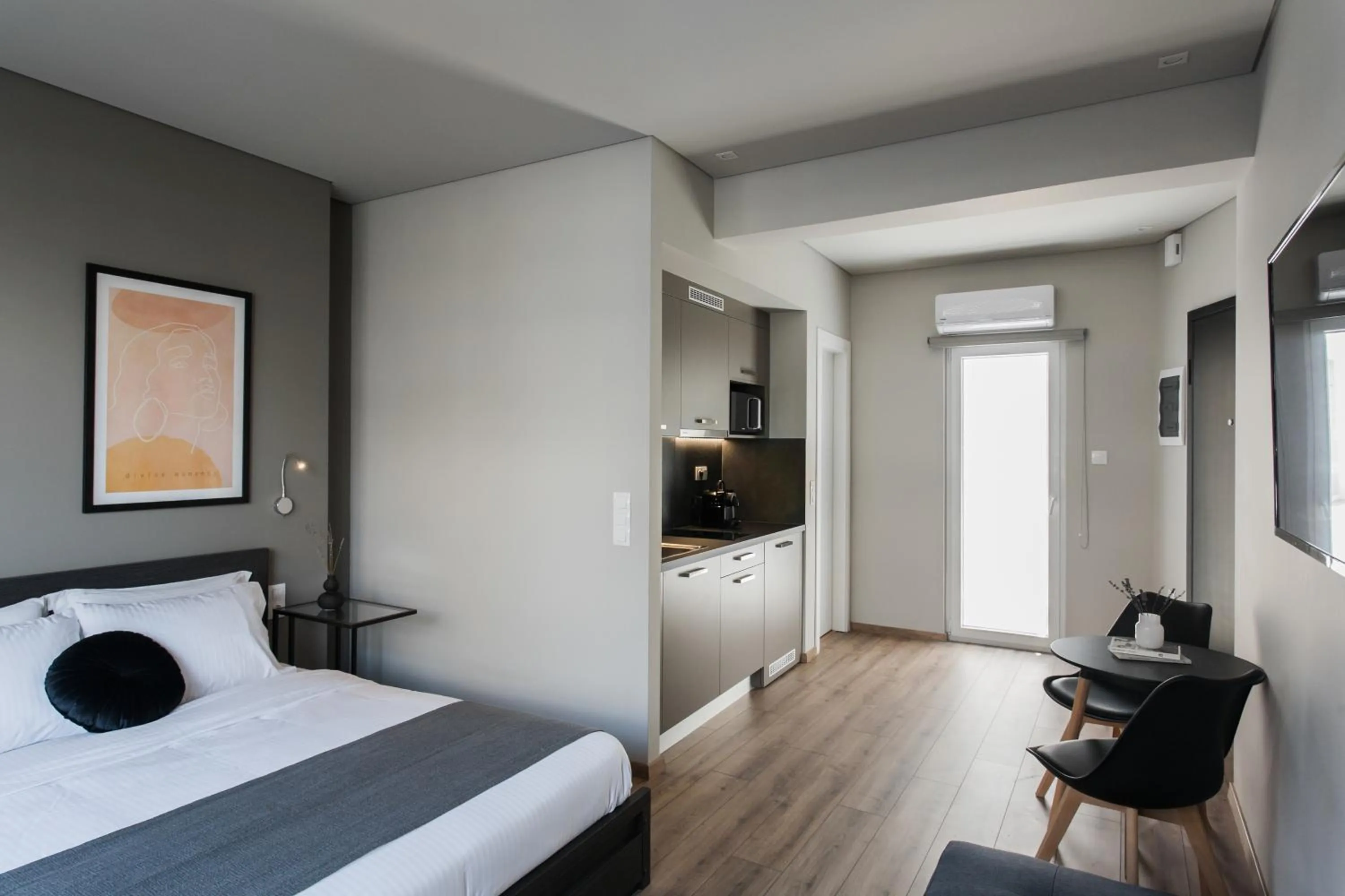 Bedroom, Bed in WYZ Athens Apartments by UPSTREET