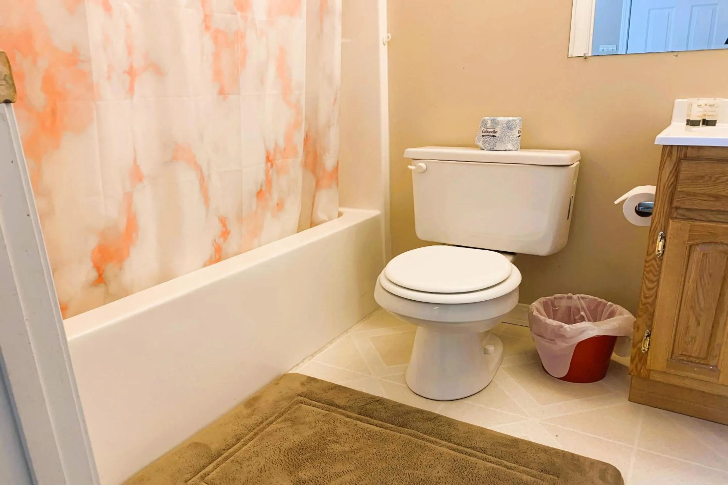 Bathroom in Love Hotels St John River by OYO at Fort Kent ME