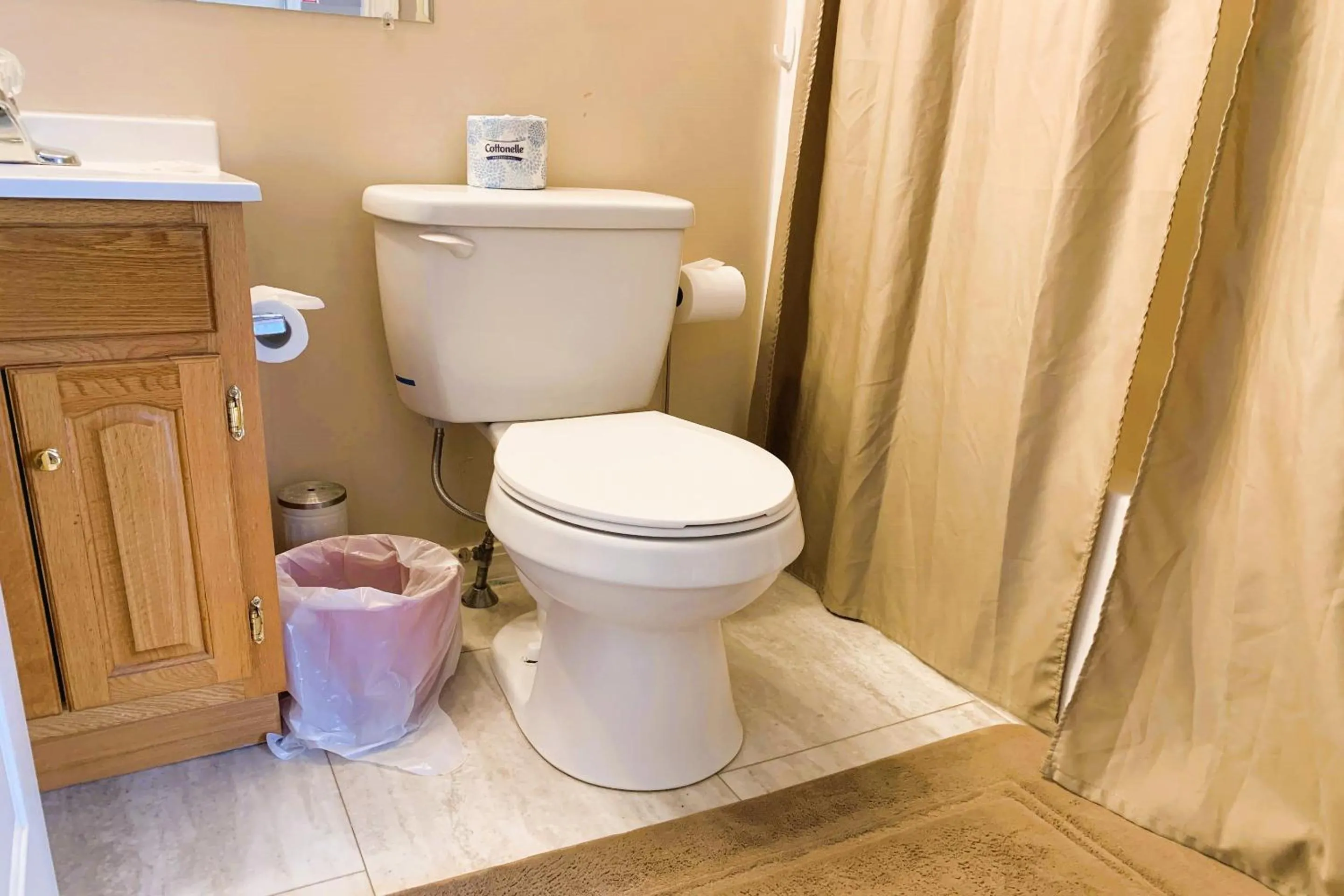 Bathroom in Love Hotels St John River by OYO at Fort Kent ME