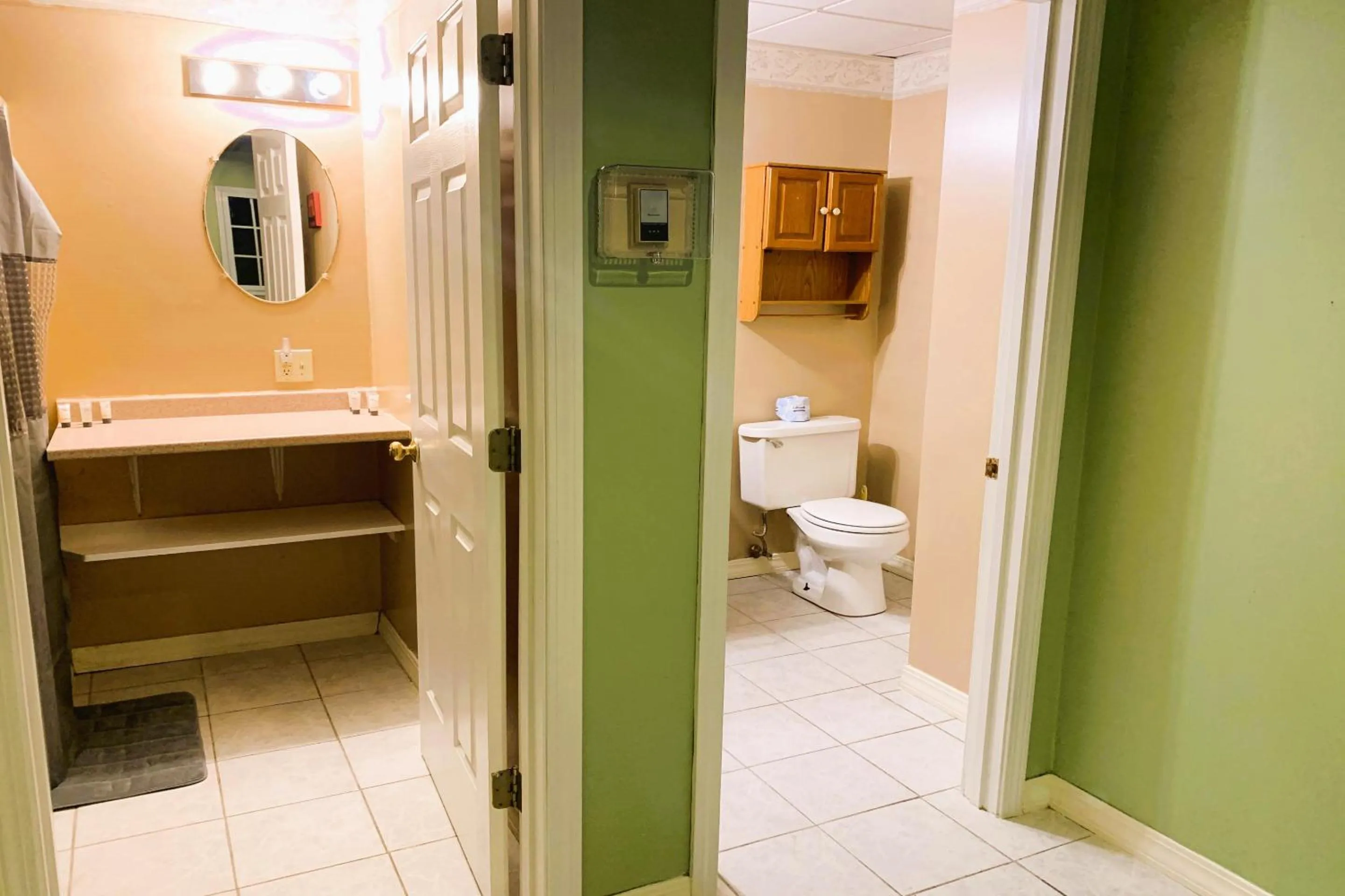 Bathroom in Love Hotels St John River by OYO at Fort Kent ME