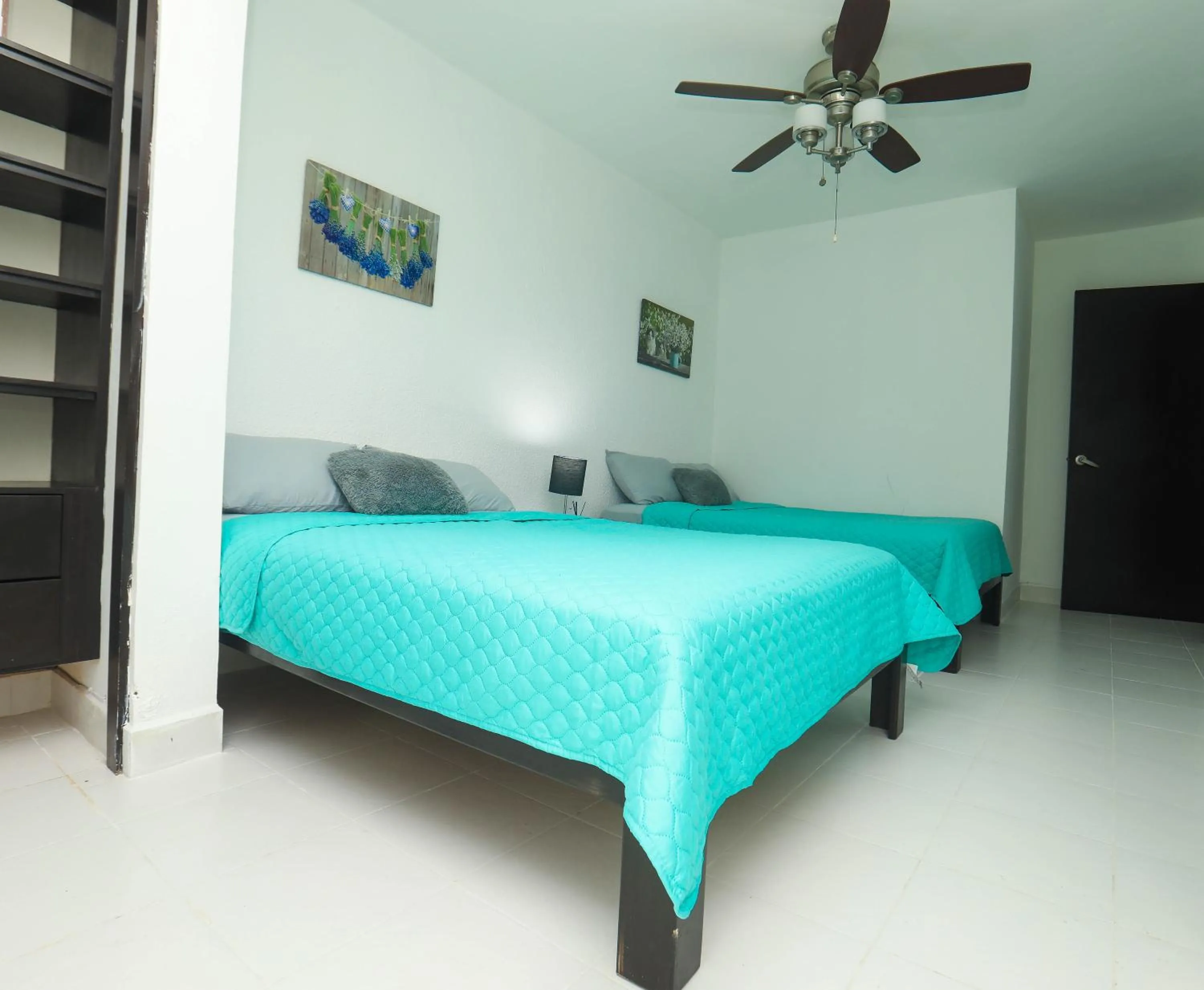 Bed in Depa de 3 habs, 3 baños y piscina (Zona Hotelera)