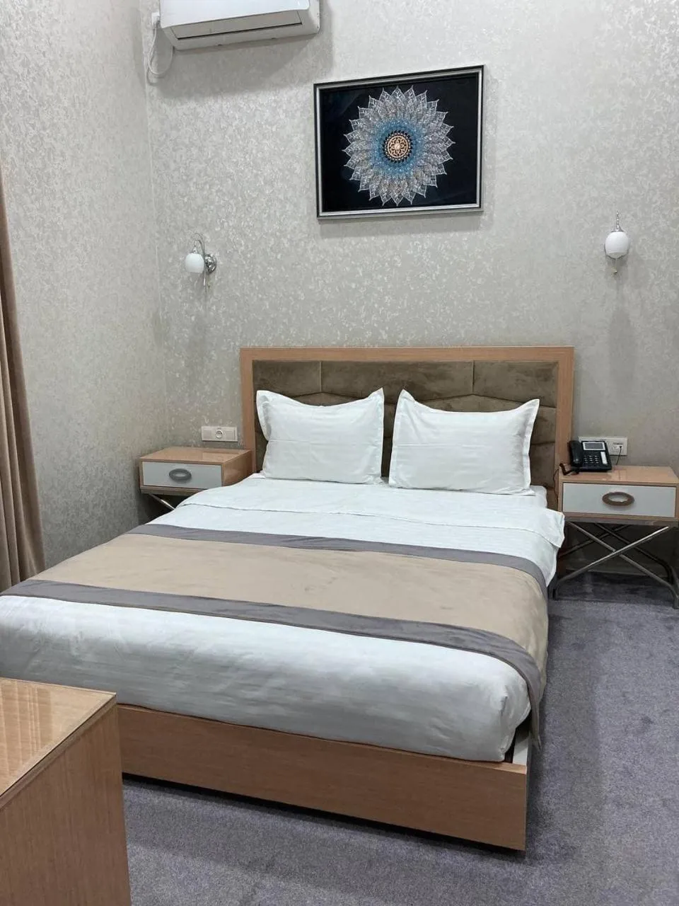 Bed in Reikartz Amirun Tashkent