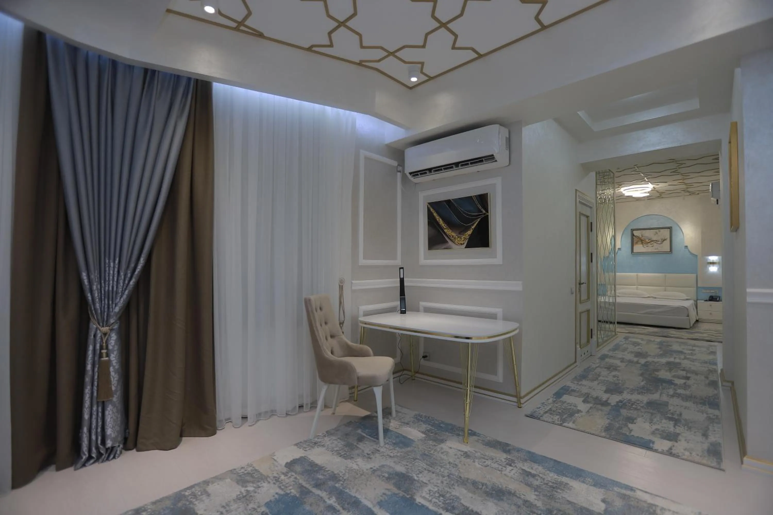 Living room, Bed in Reikartz Amirun Tashkent