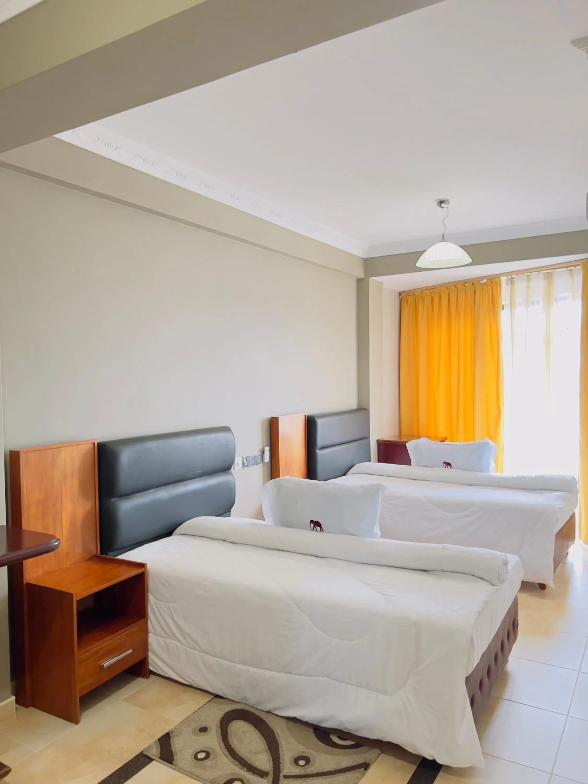 Bed in LEYSHOF HOTEL