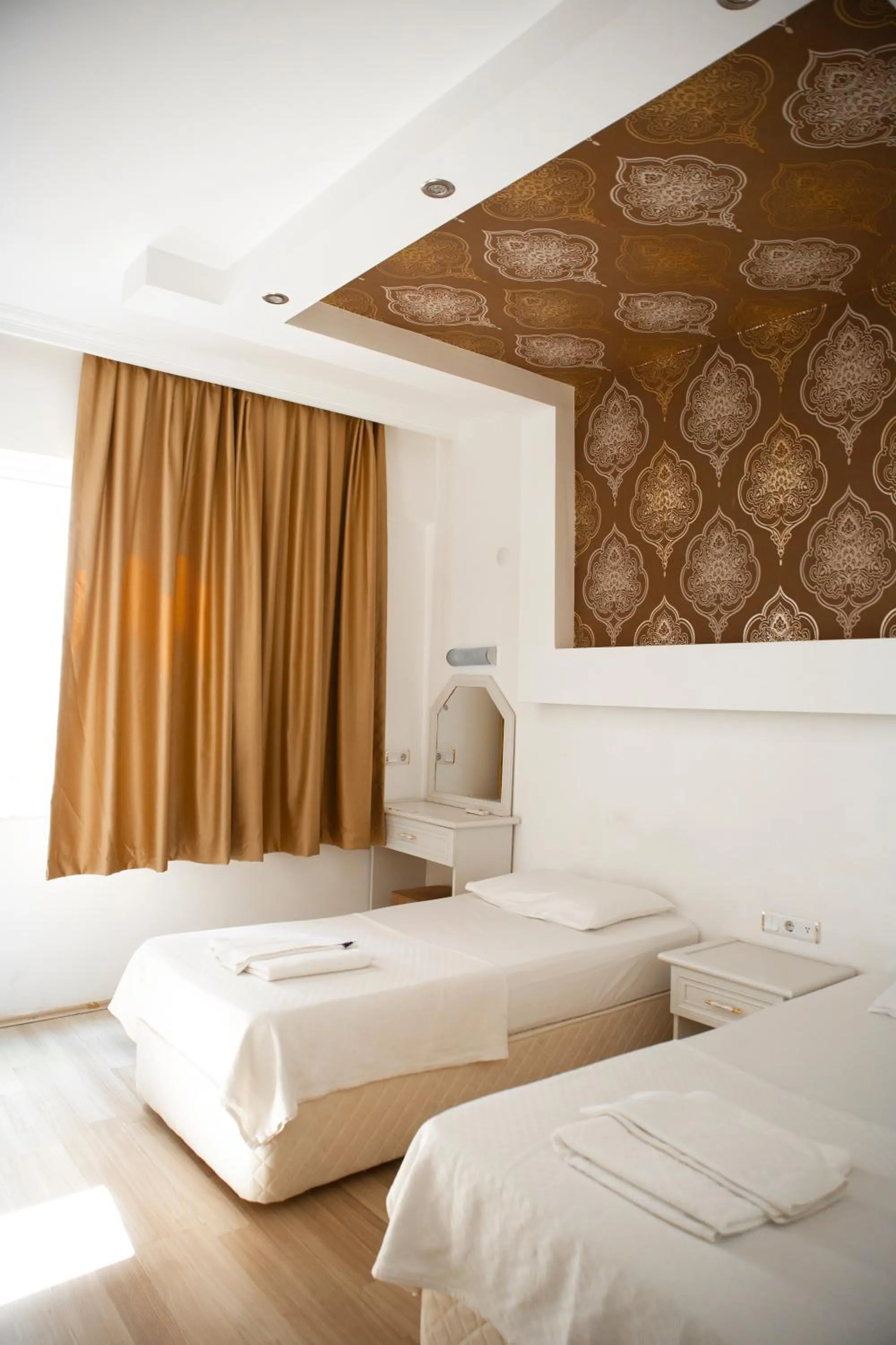 Bed in SARAY APART OTEL