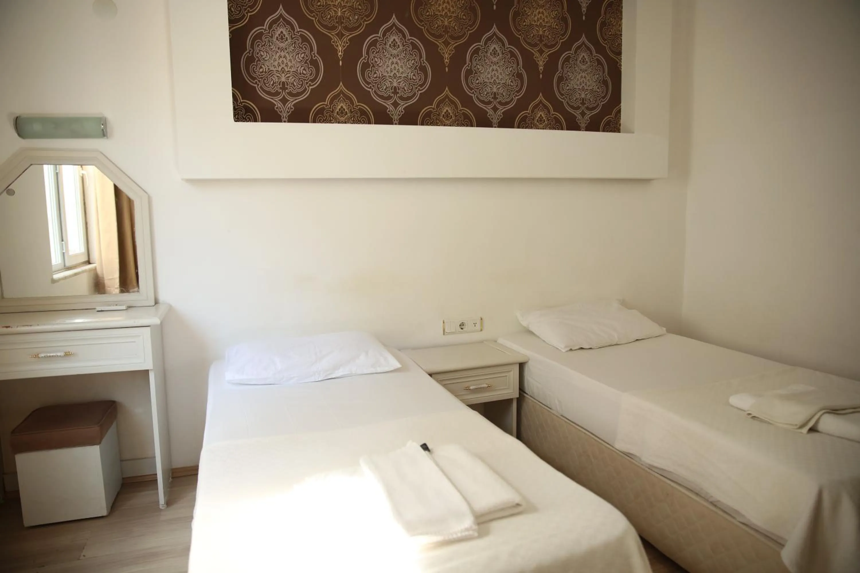 Bed in SARAY APART OTEL