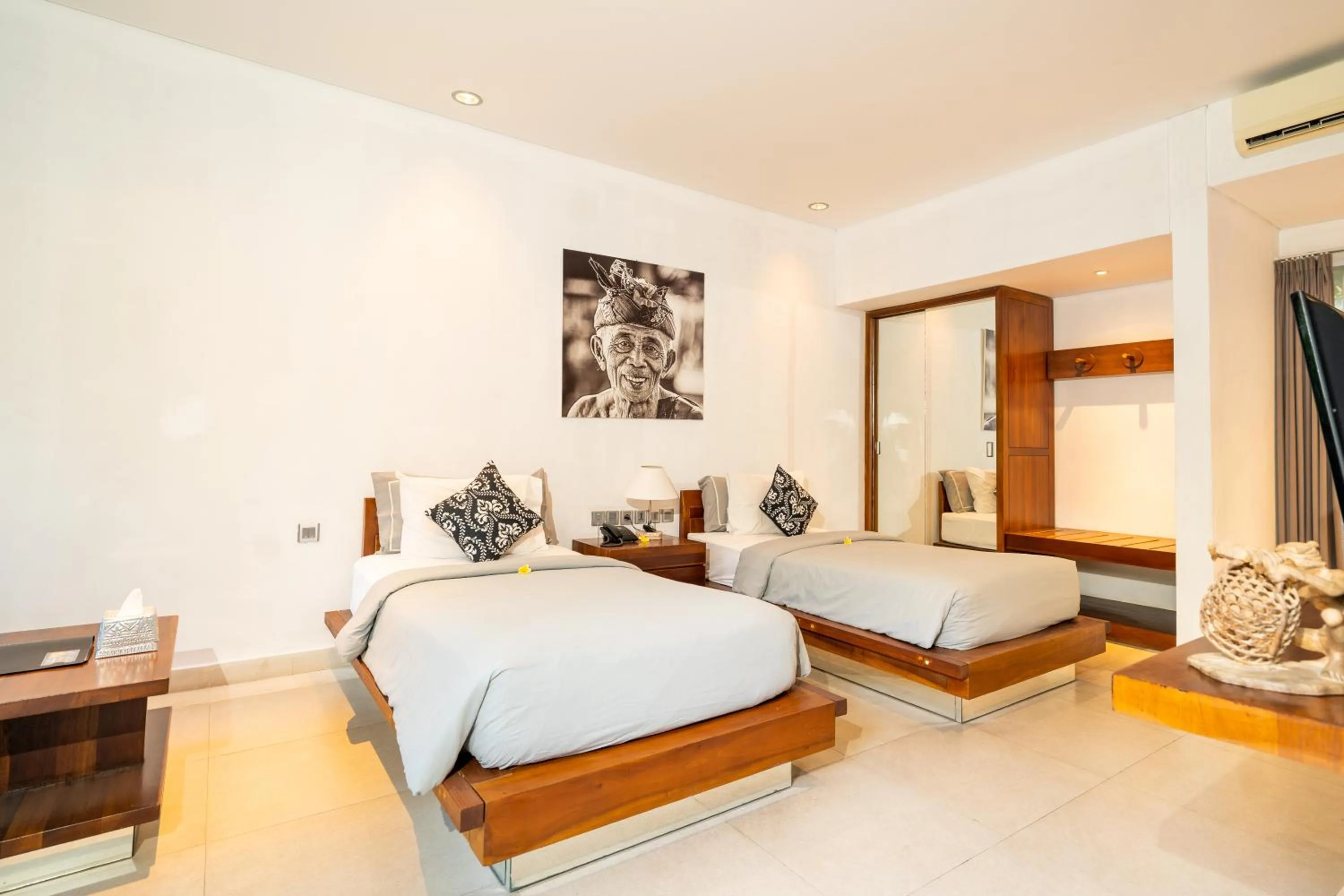 Bed in Bali Karma Sajtra Hotel