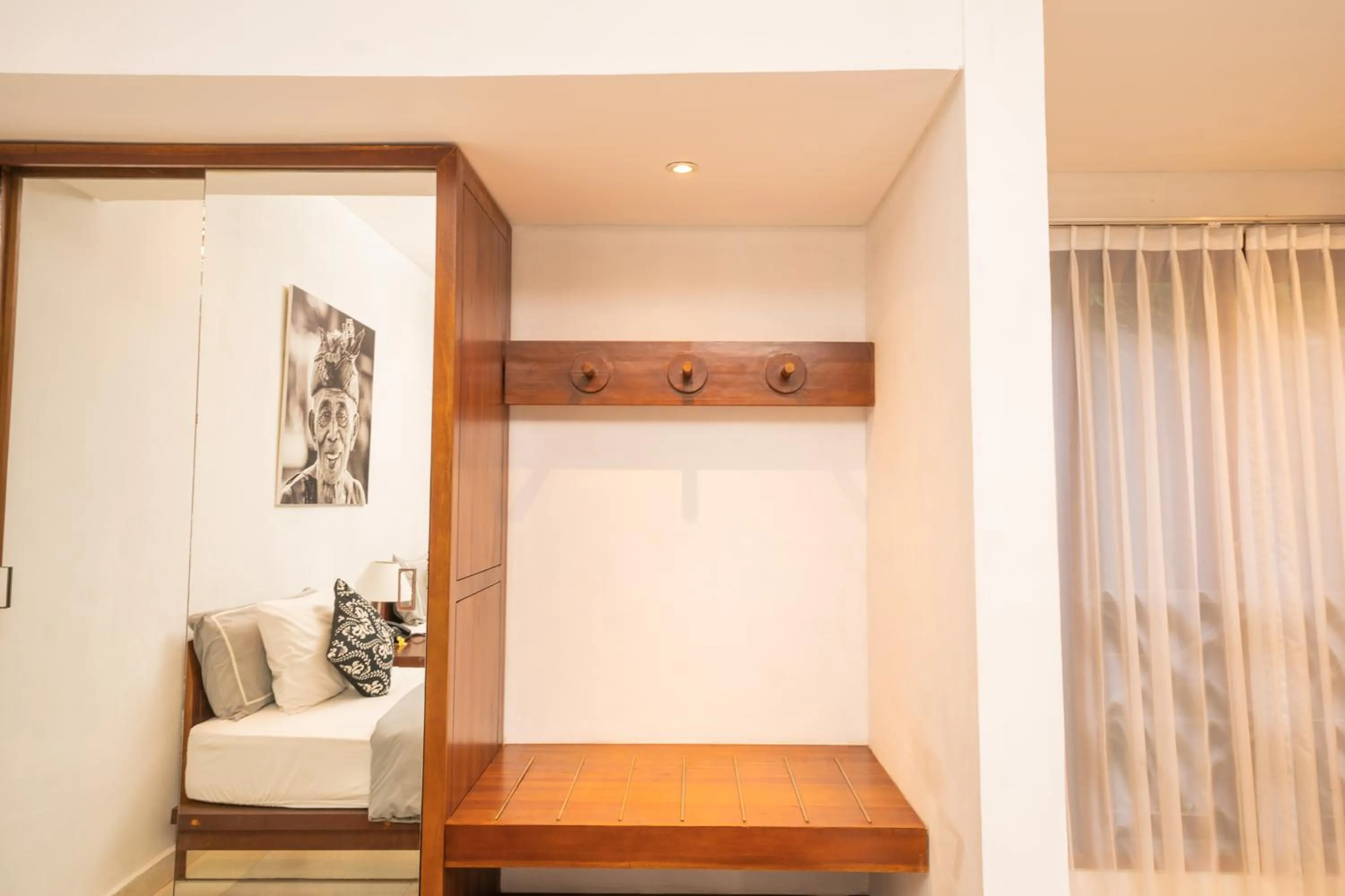 wardrobe, Bed in Bali Karma Sajtra Hotel