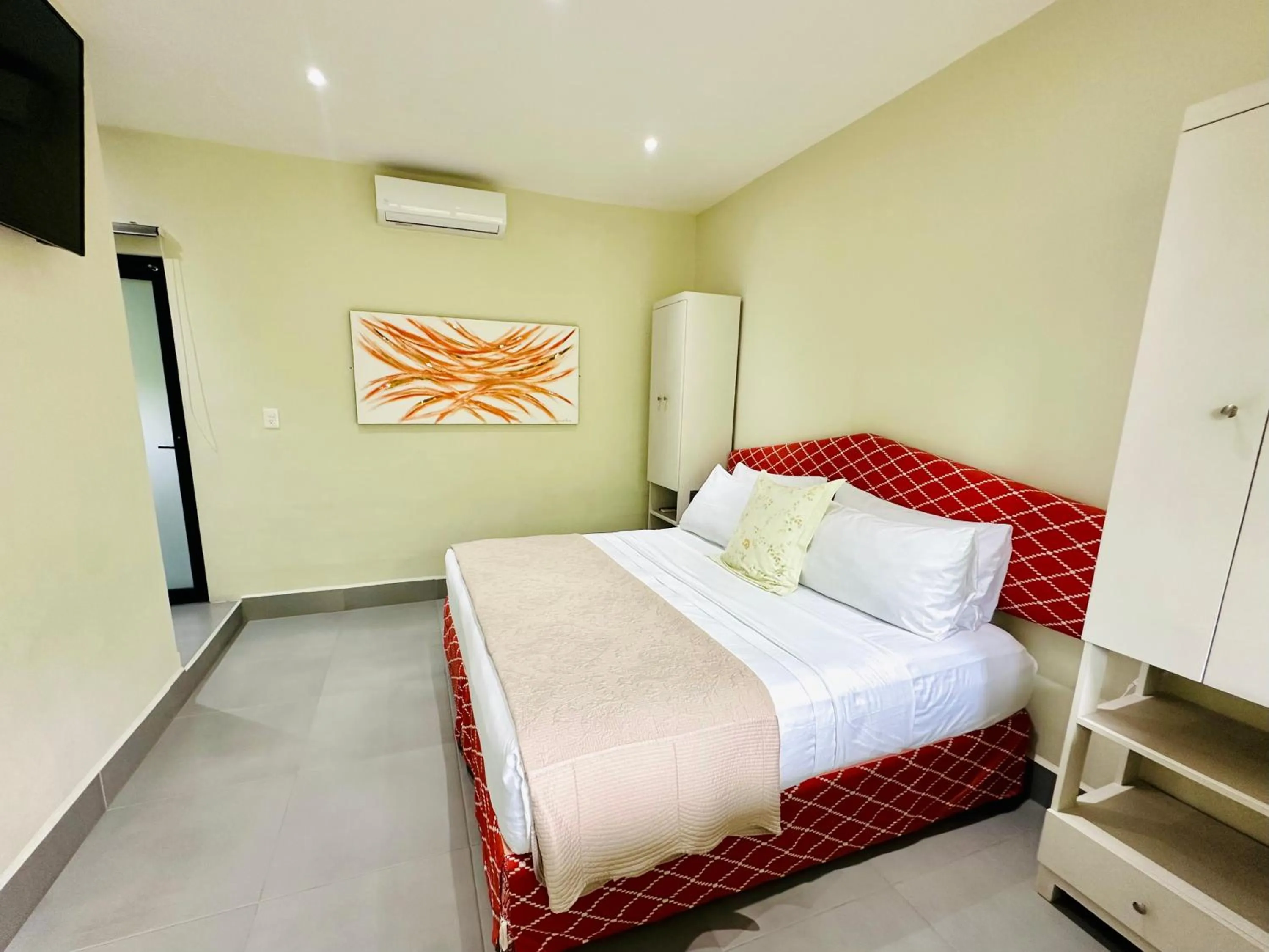 Bedroom, Bed in The Blue Eco Lodge