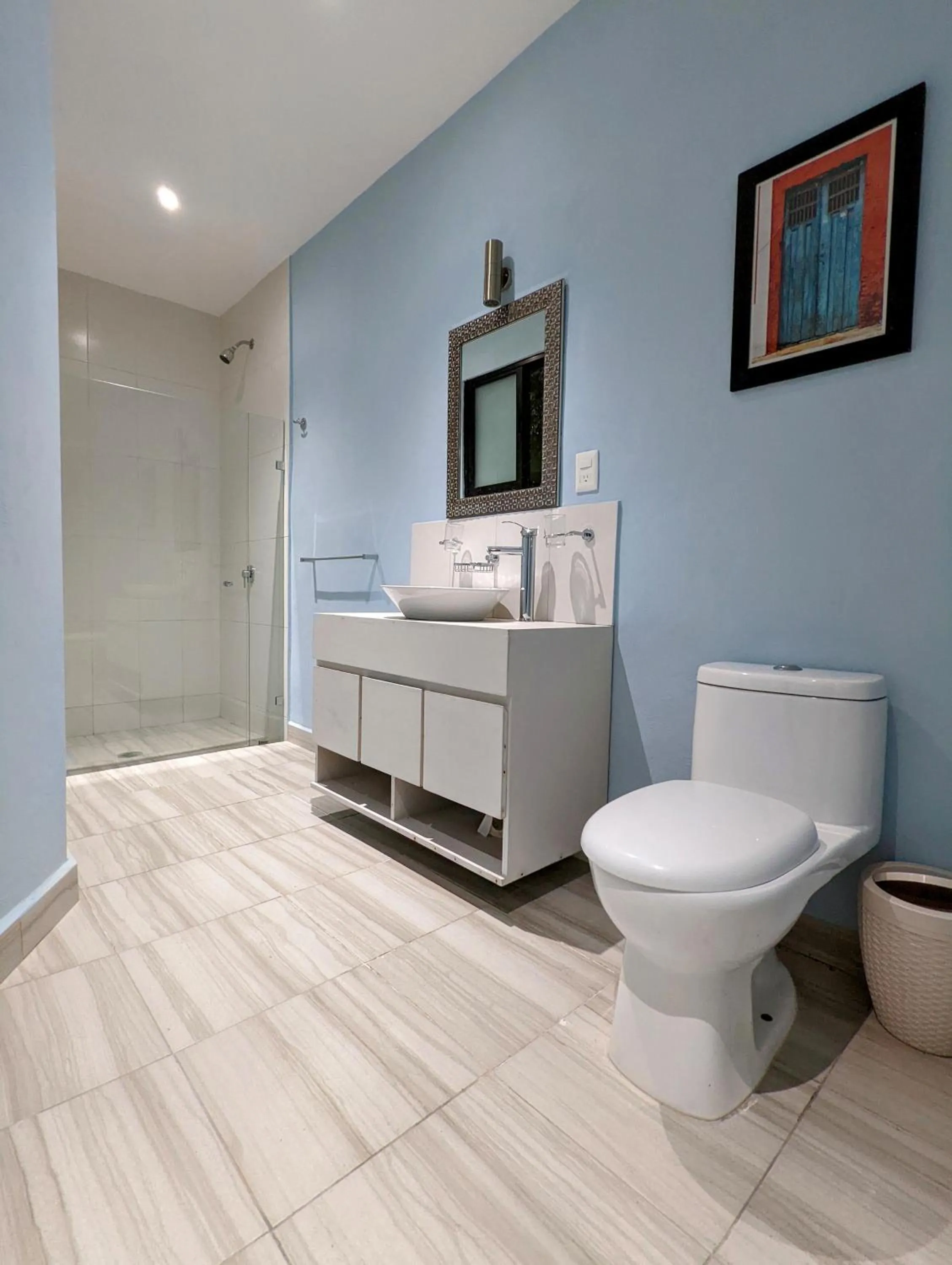 Triple Room with Balcony in The Blue Eco Lodge