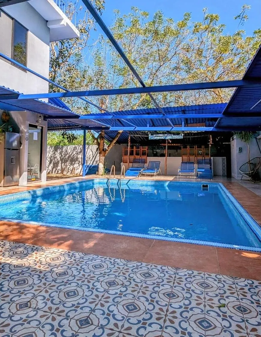 Swimming pool in The Blue Eco Lodge