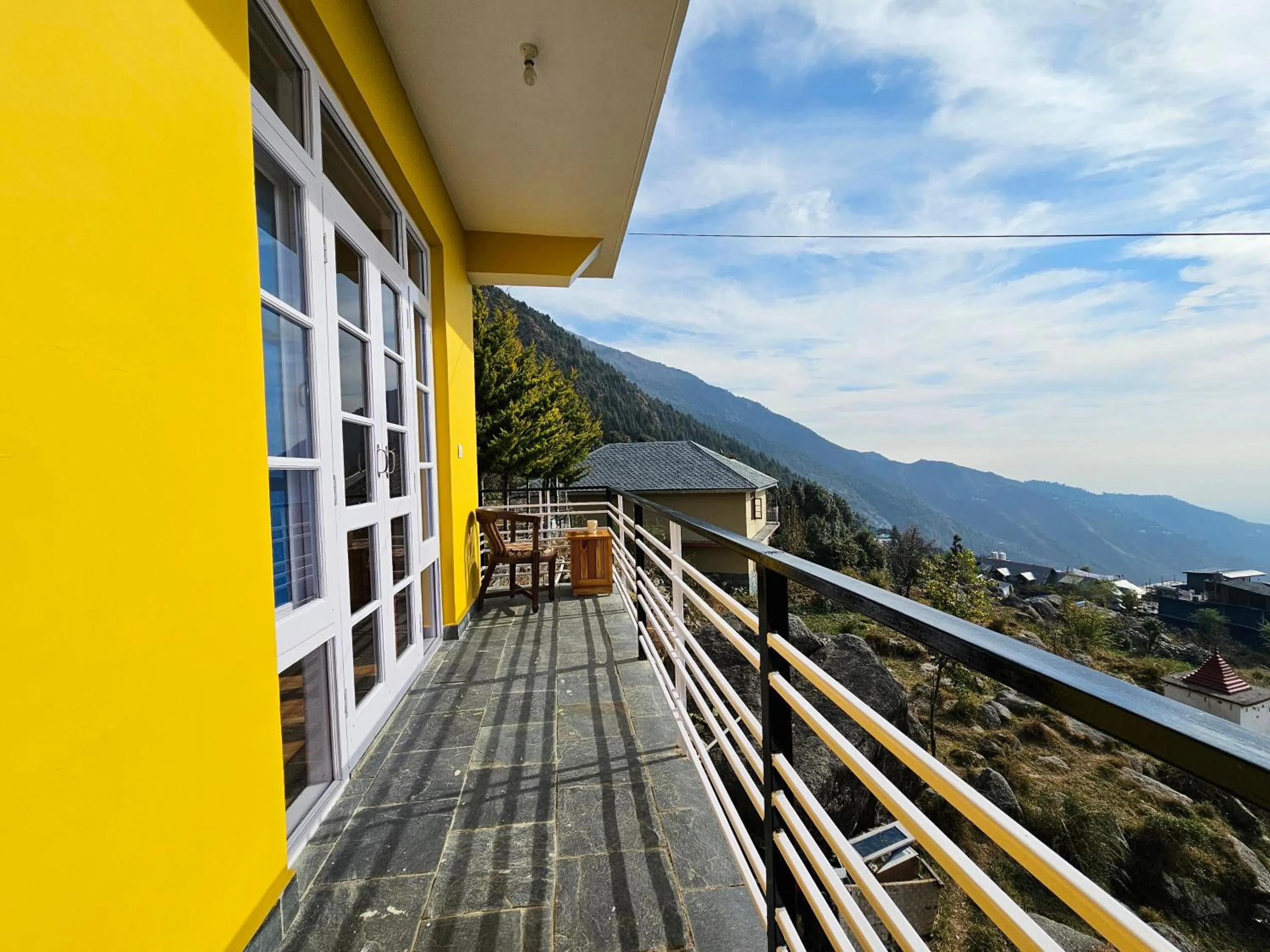 View (from property/room) in Young Monk Hostel Dharamkot