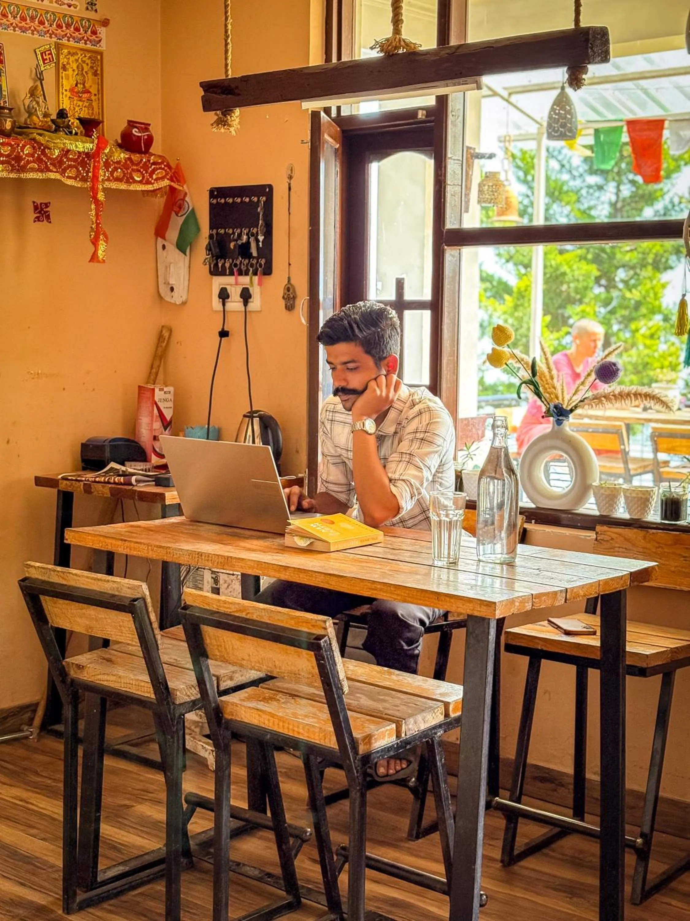 People in Young Monk Hostel Dharamkot