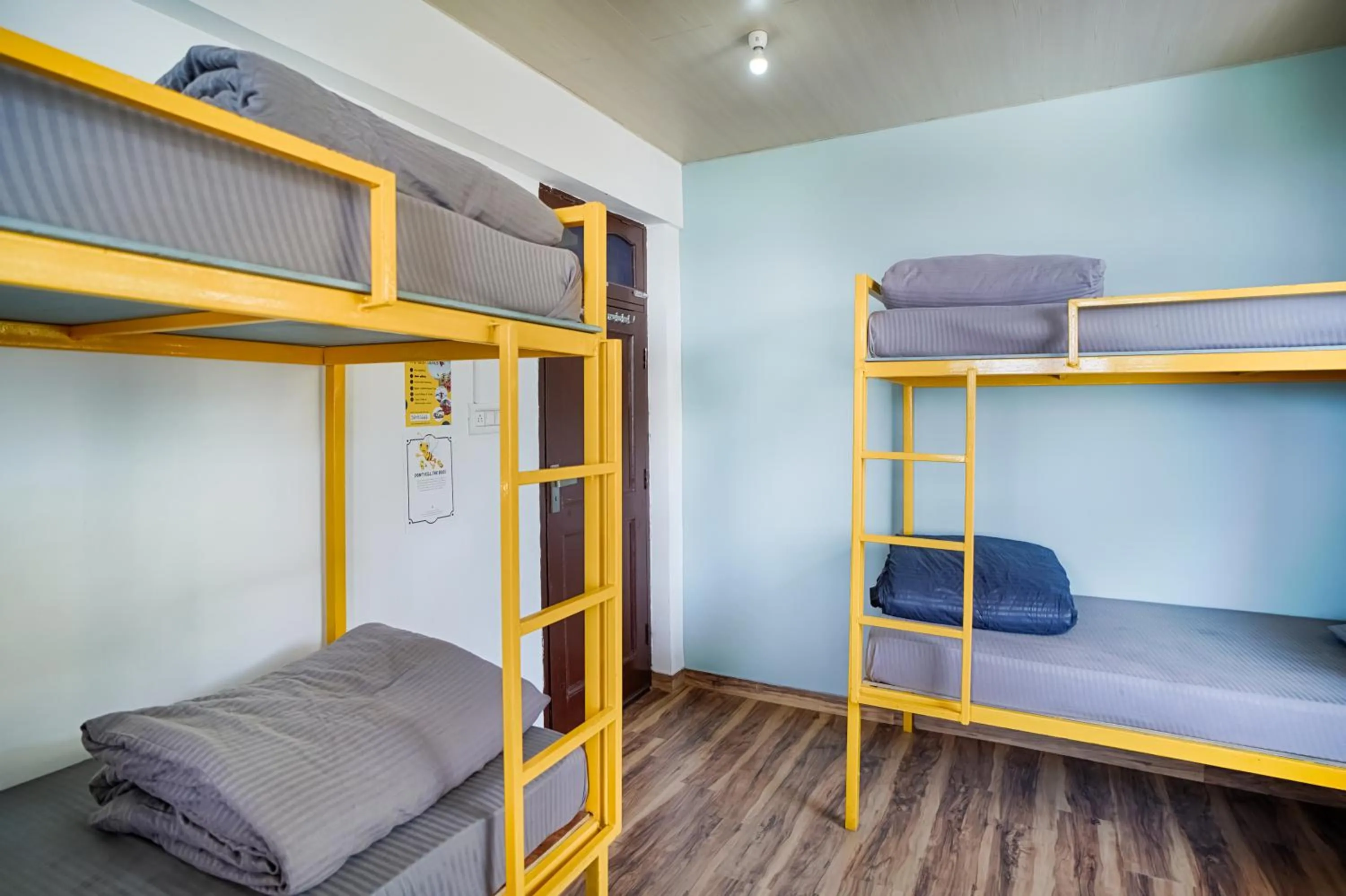 bunk bed, Bed in Young Monk Hostel Dharamkot