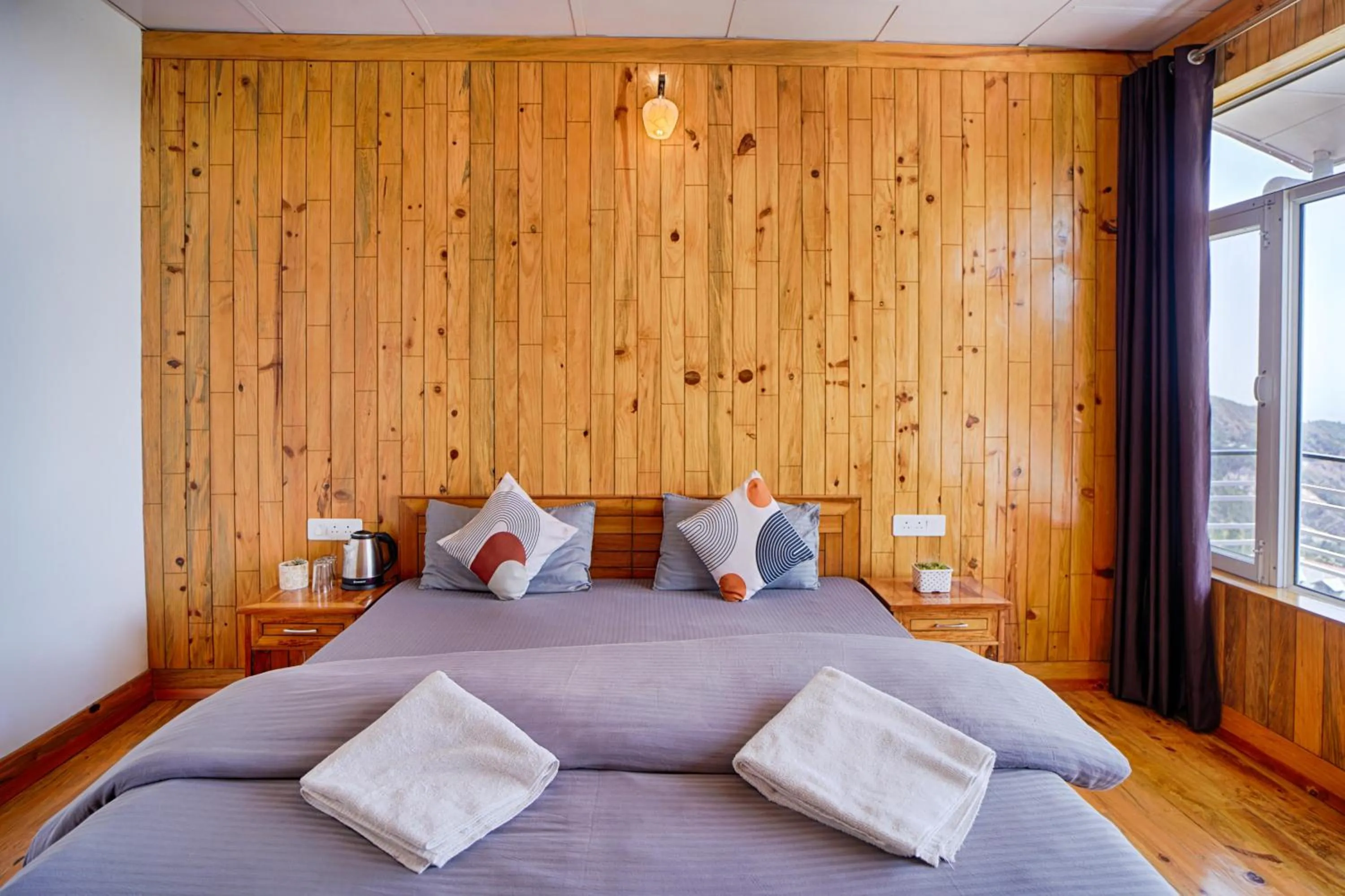 Bed in Young Monk Hostel Dharamkot