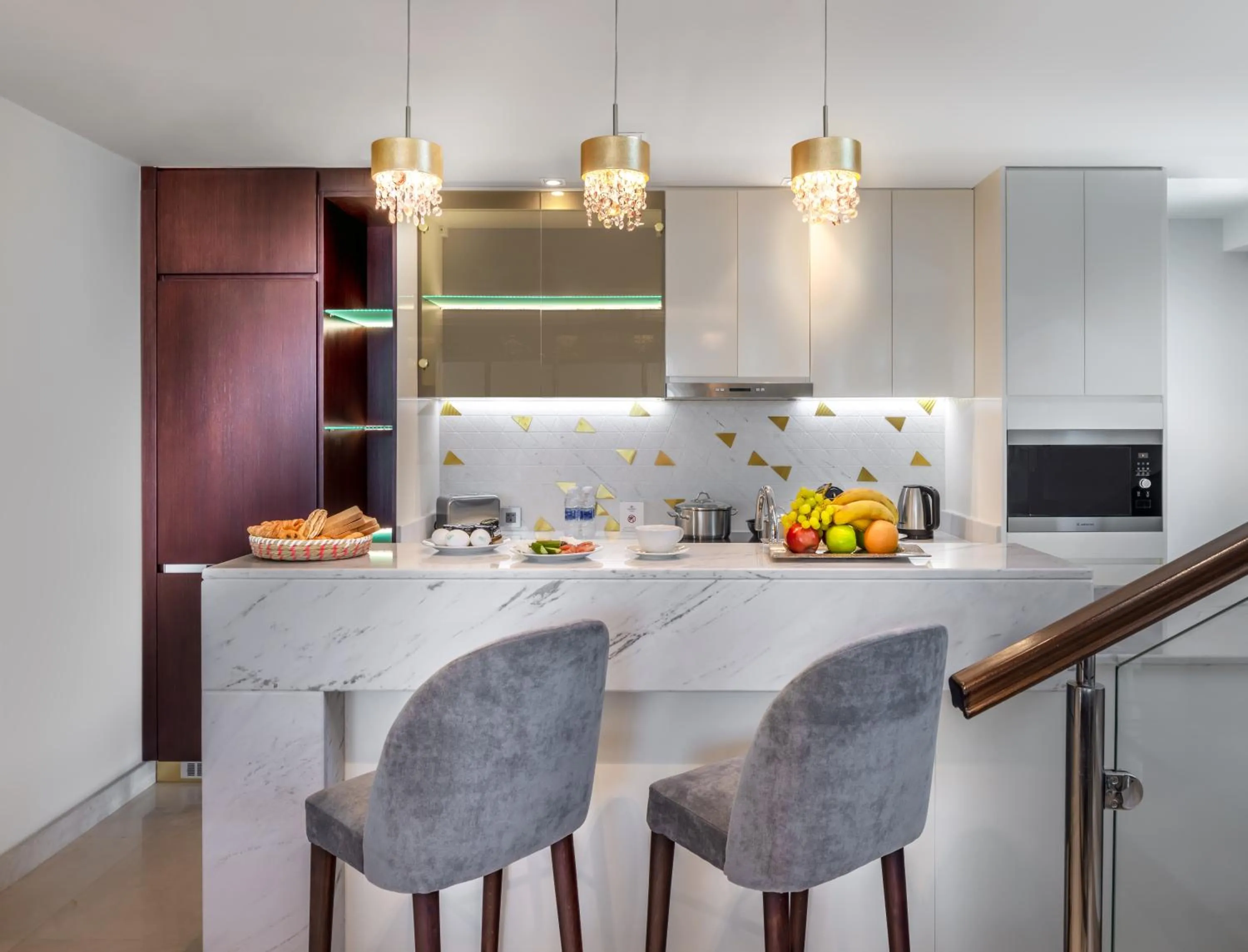 kitchen in Somerset Downtown Al Khobar