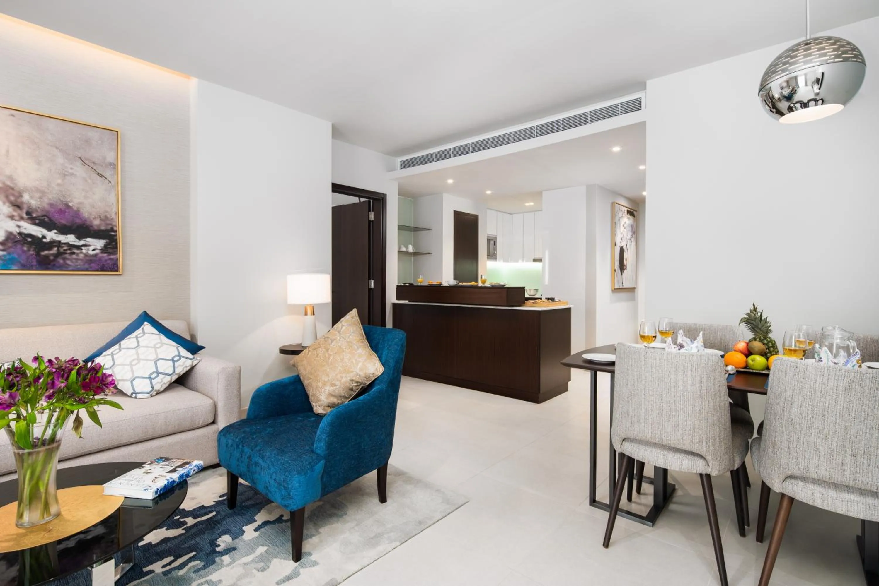 Living room in Somerset Downtown Al Khobar