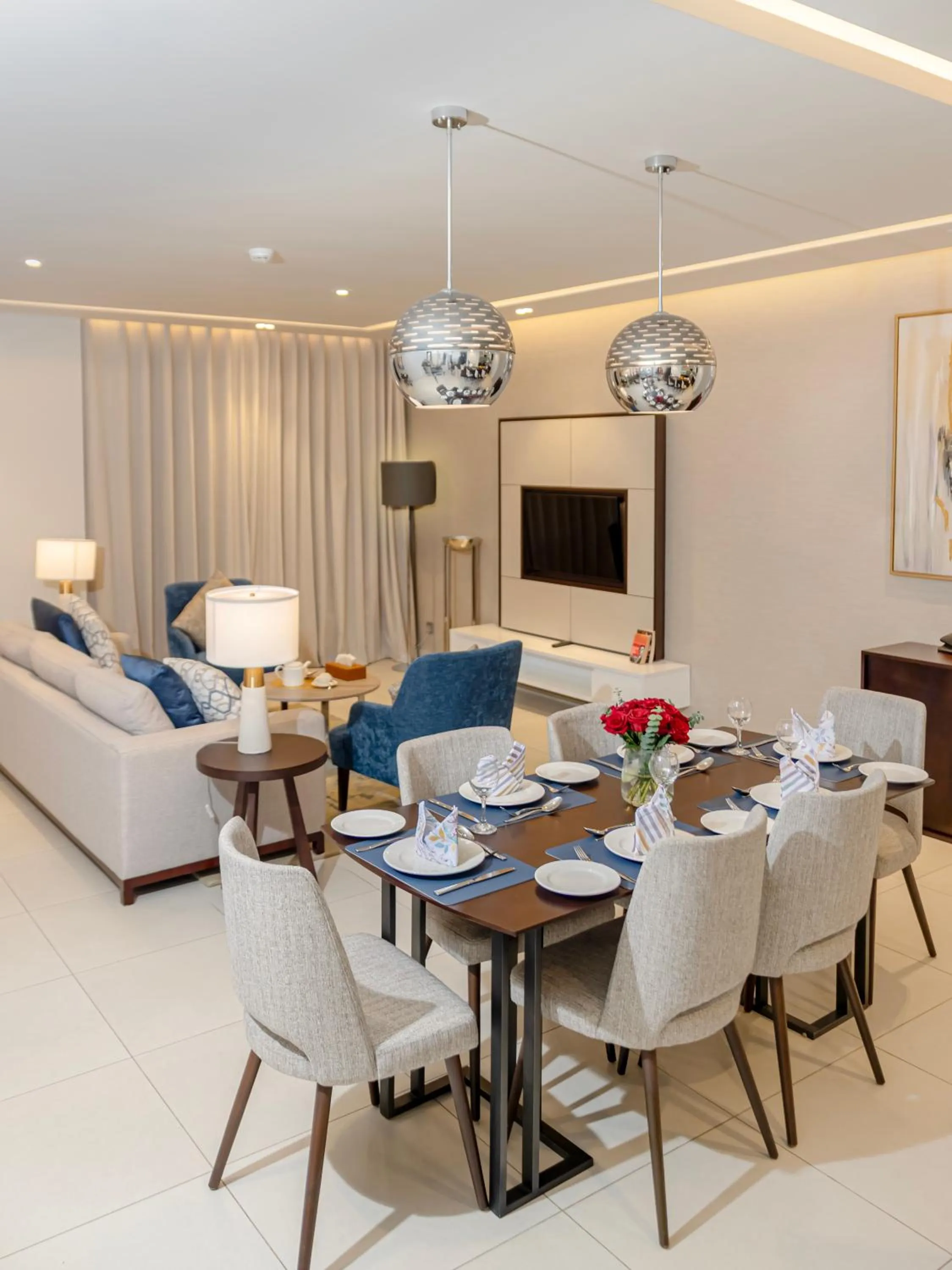 Seating area in Somerset Downtown Al Khobar