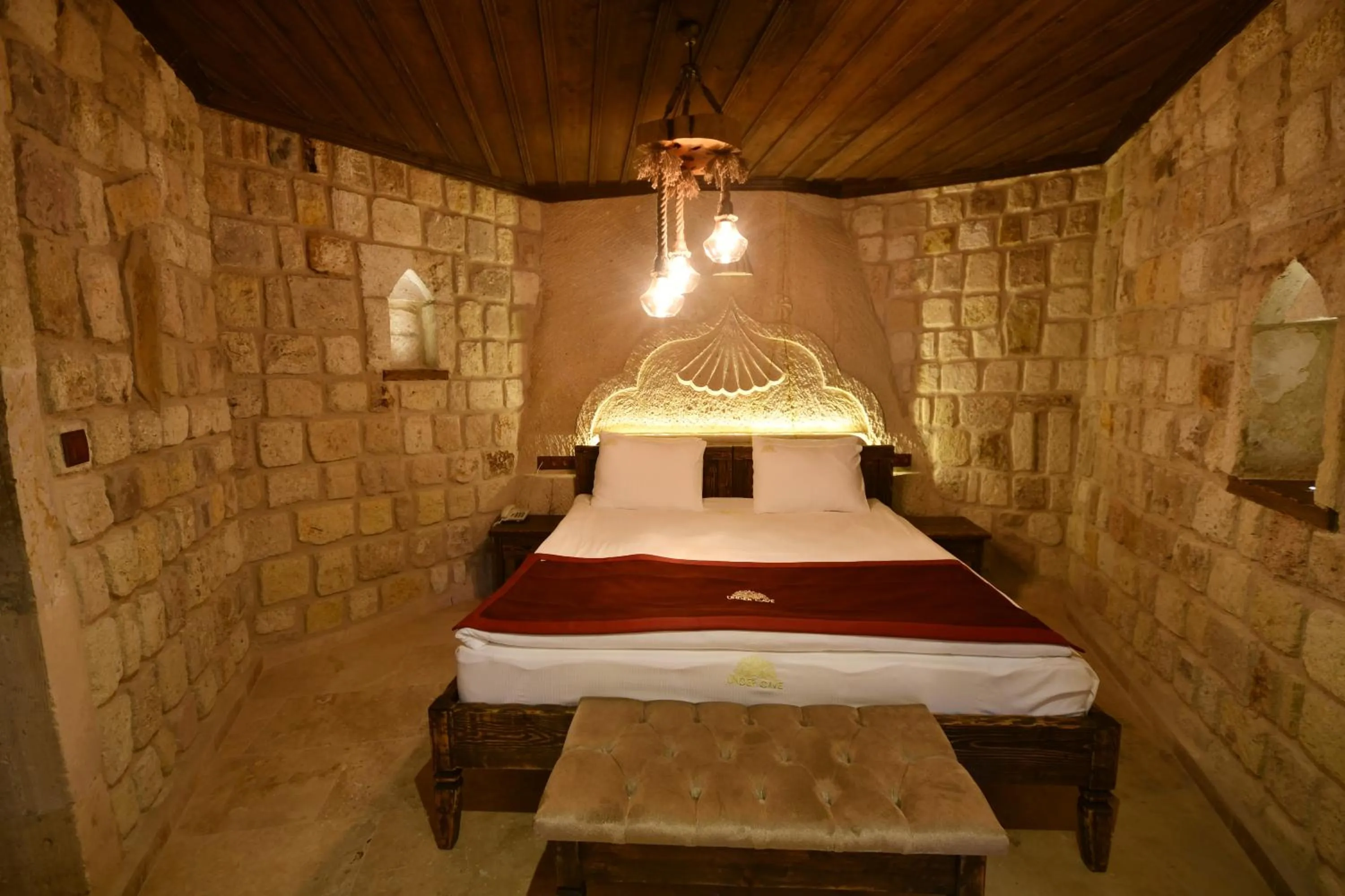 Bed in Under Cave Cappadocia