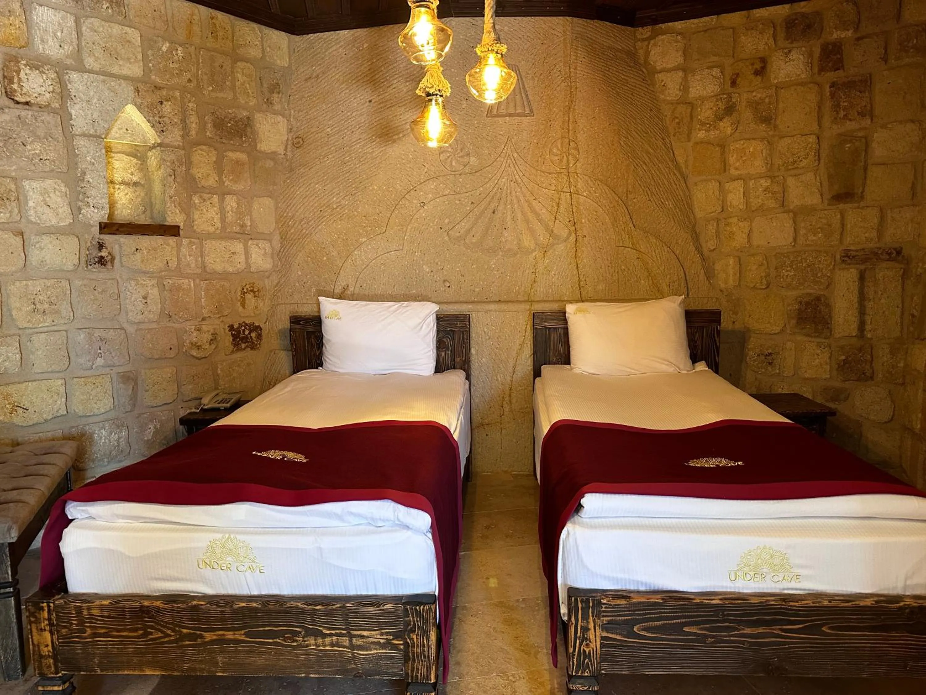 Bedroom, Bed in Under Cave Cappadocia