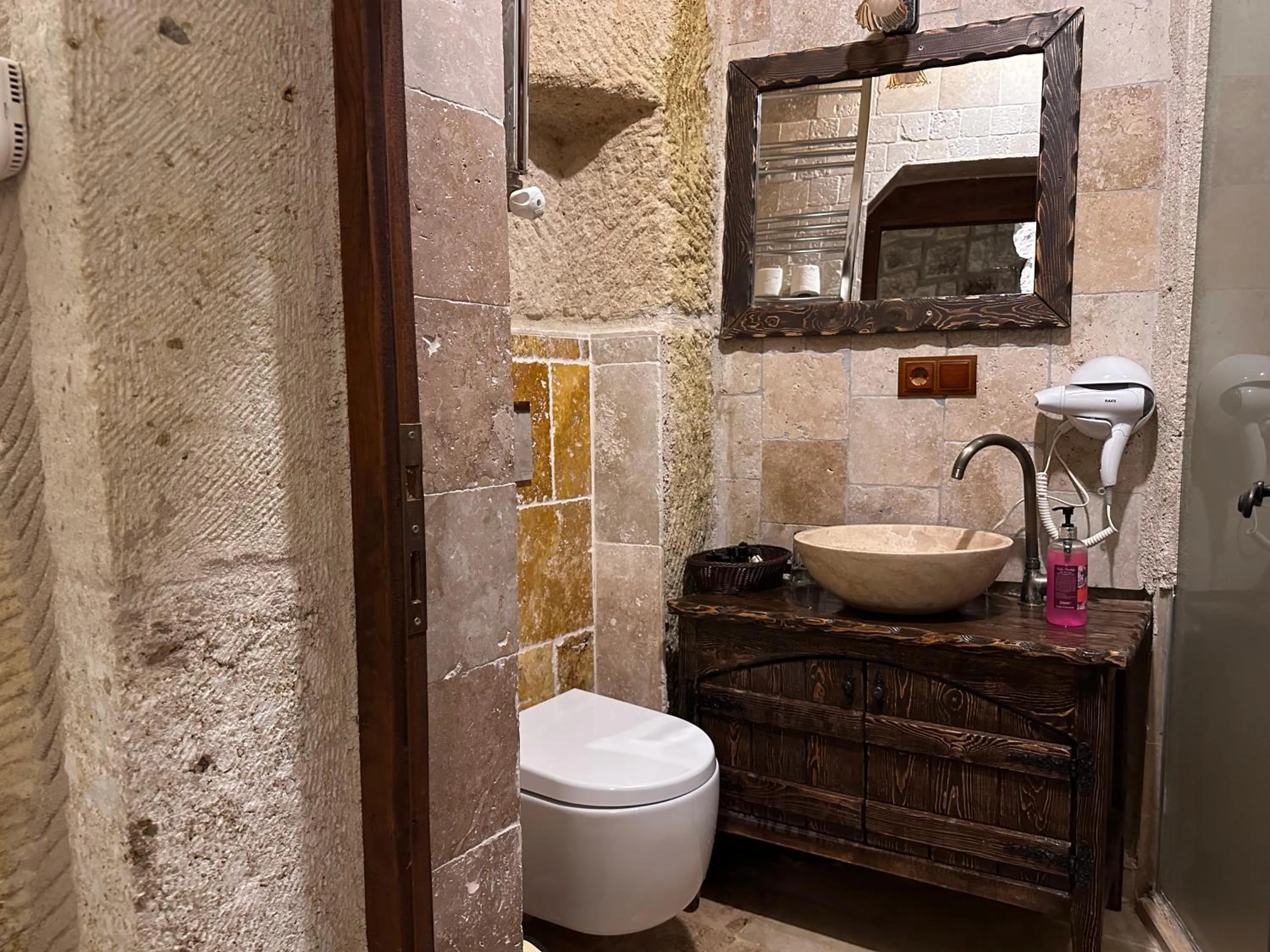 Toilet in Under Cave Cappadocia