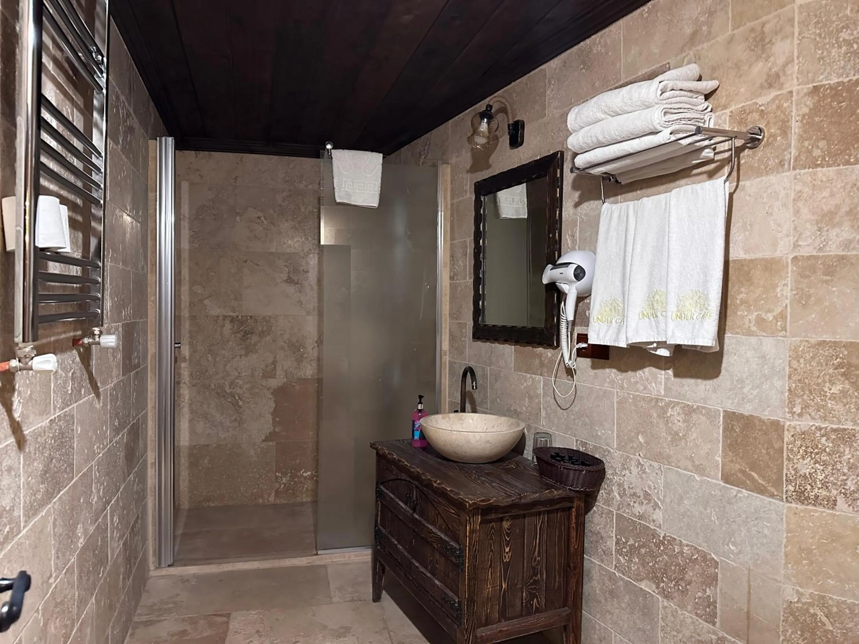 Shower in Under Cave Cappadocia