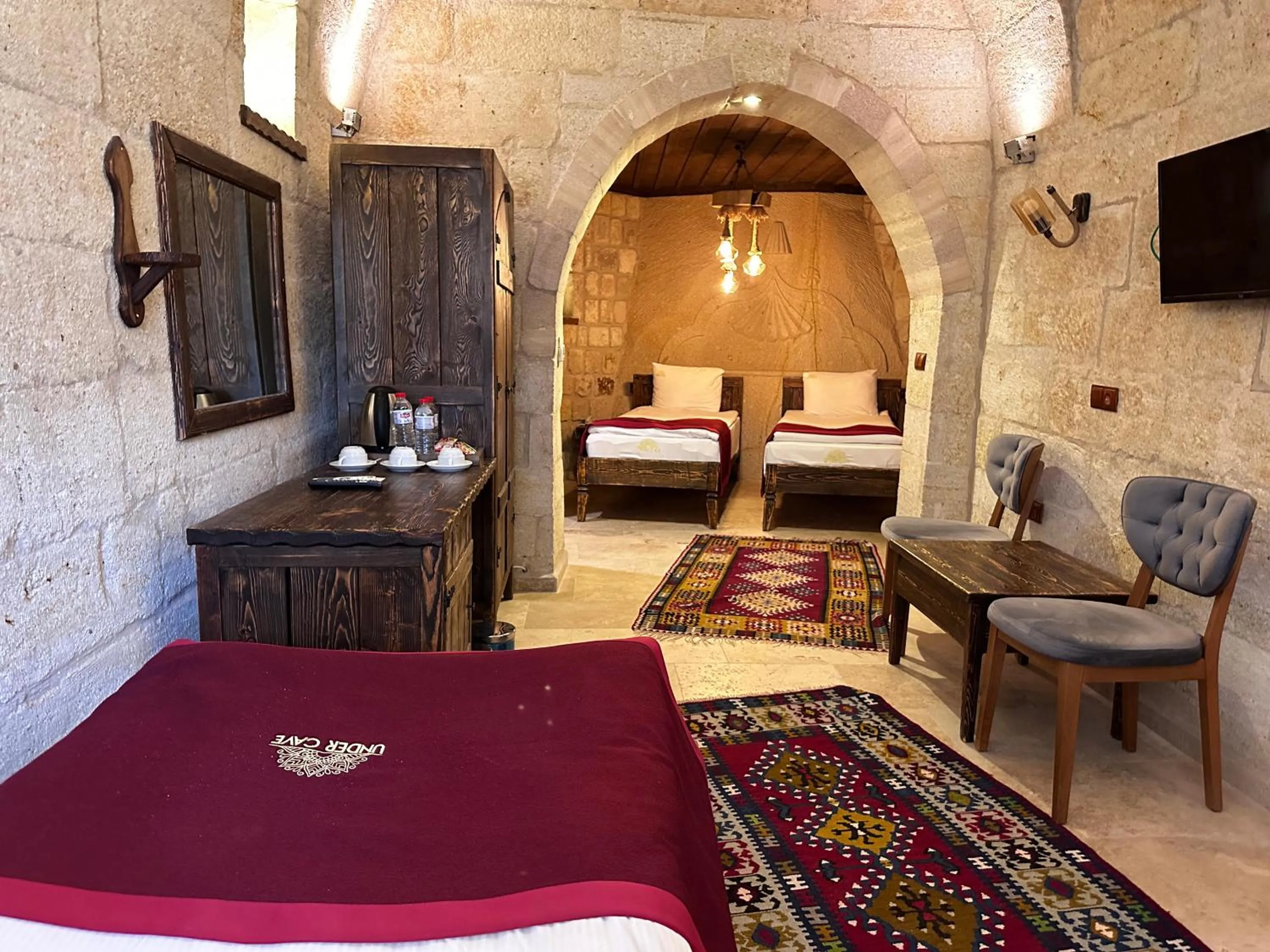 Bed in Under Cave Cappadocia