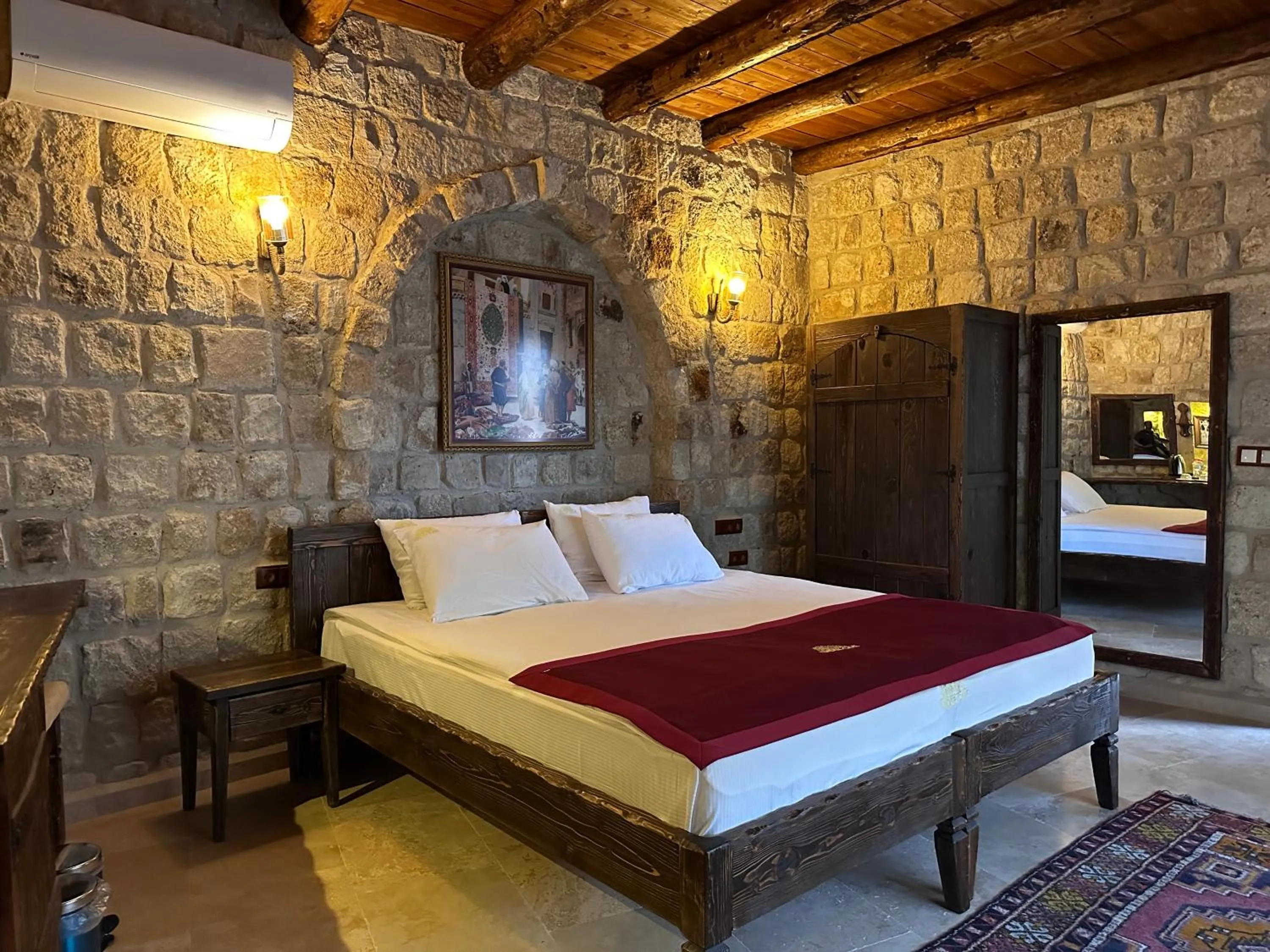 Bed in Under Cave Cappadocia