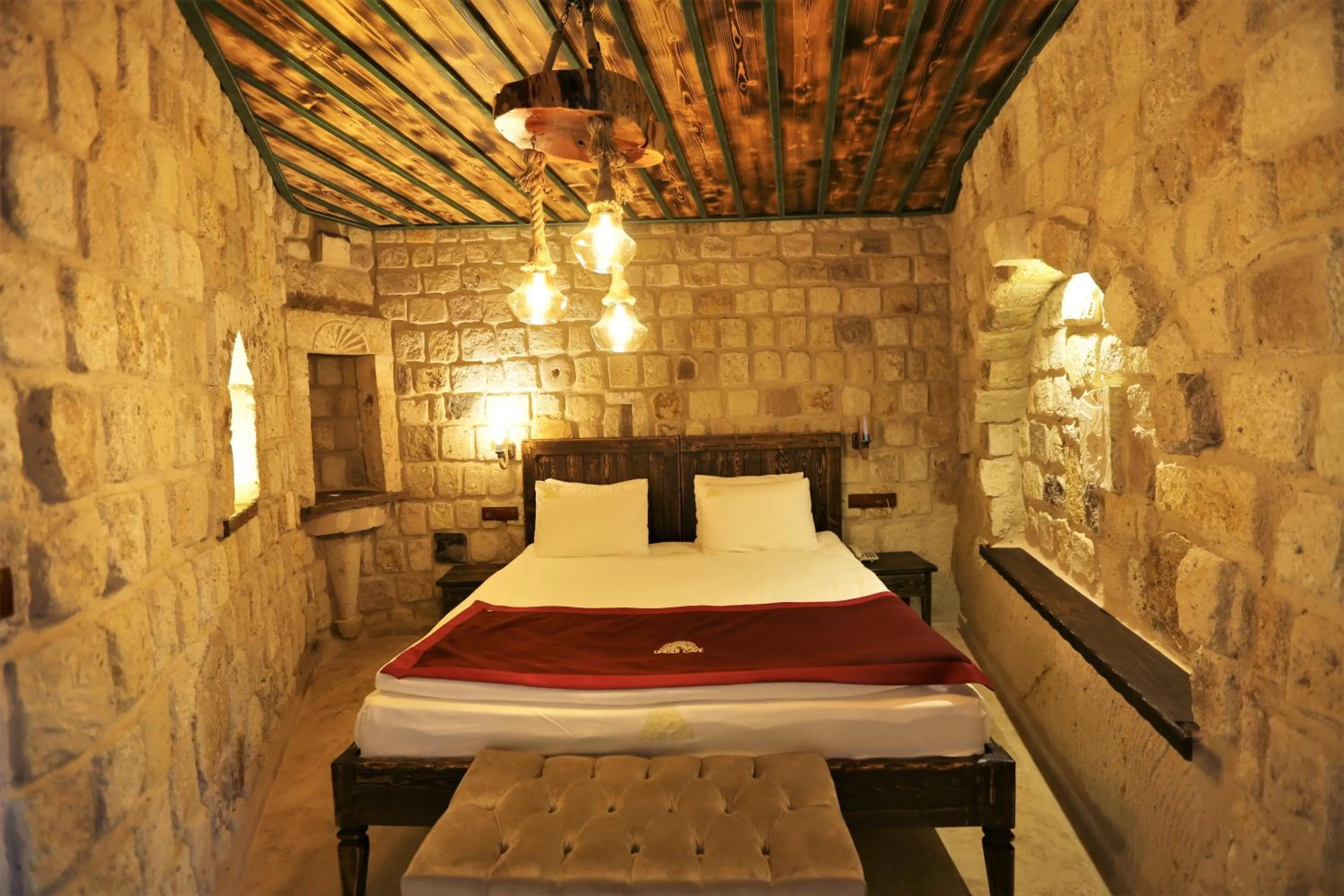 Bed in Under Cave Cappadocia