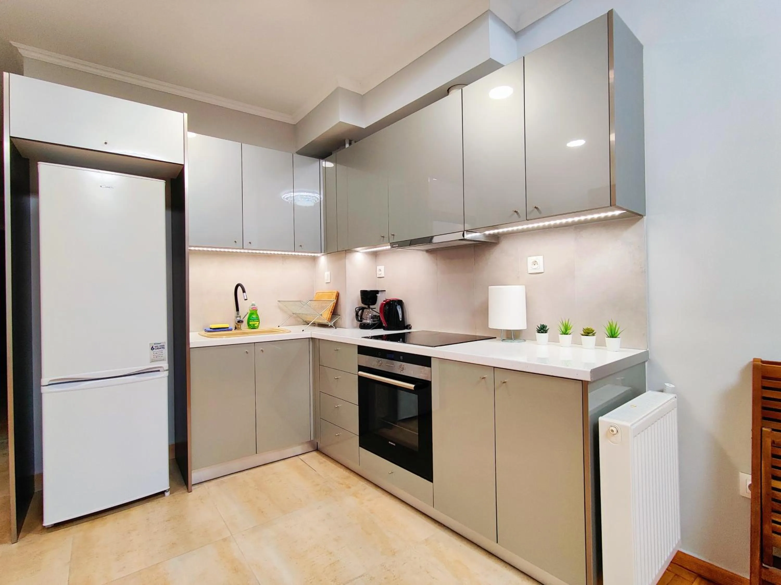 Kitchen or kitchenette in WSD Brand Cozy 2BD with Balcony near Acropolis