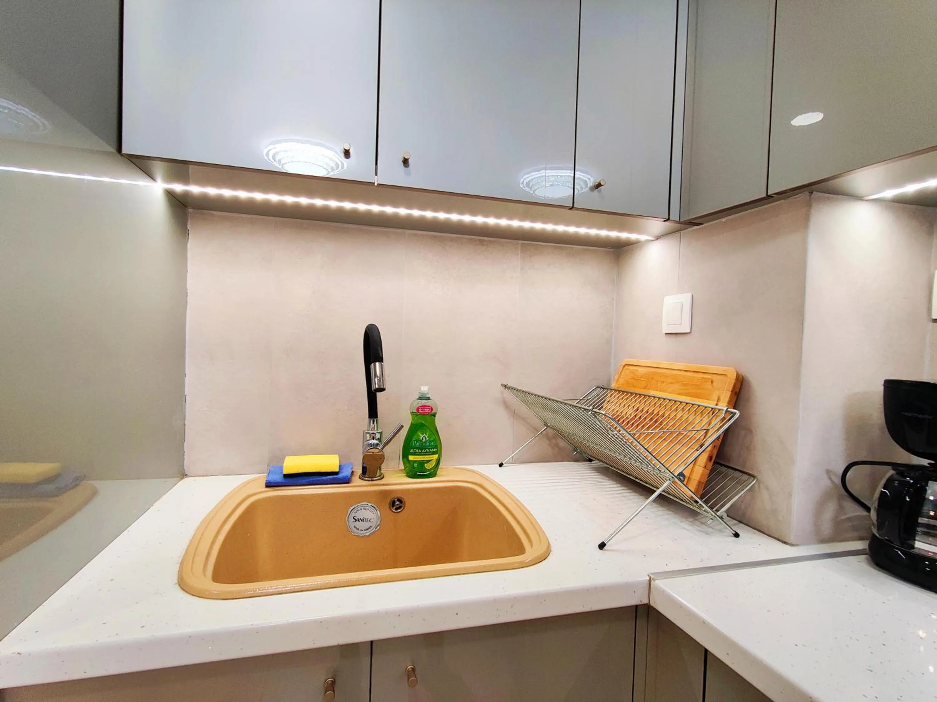 Kitchen or kitchenette in WSD Brand Cozy 2BD with Balcony near Acropolis