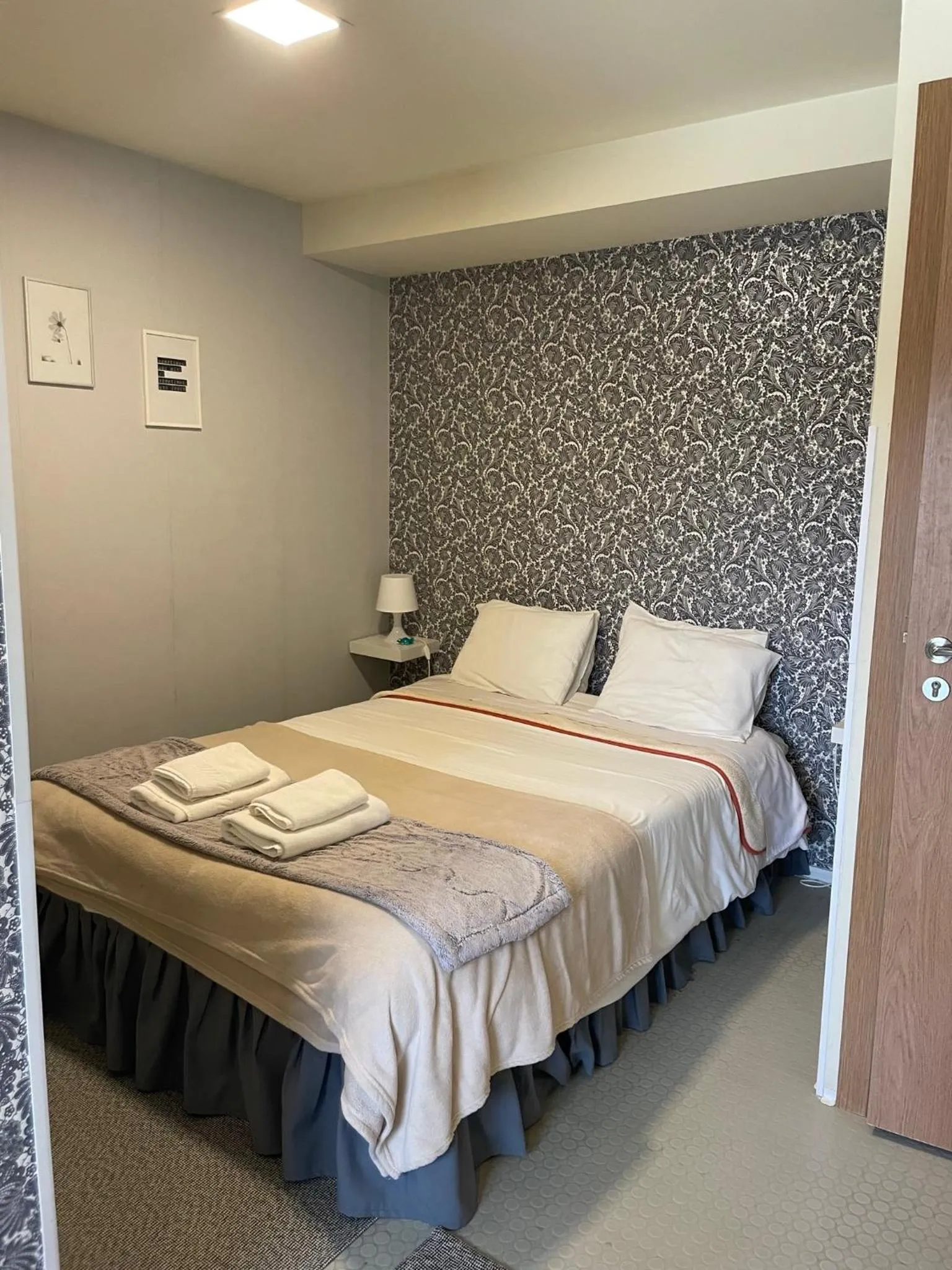 Bed in Liber Guest House