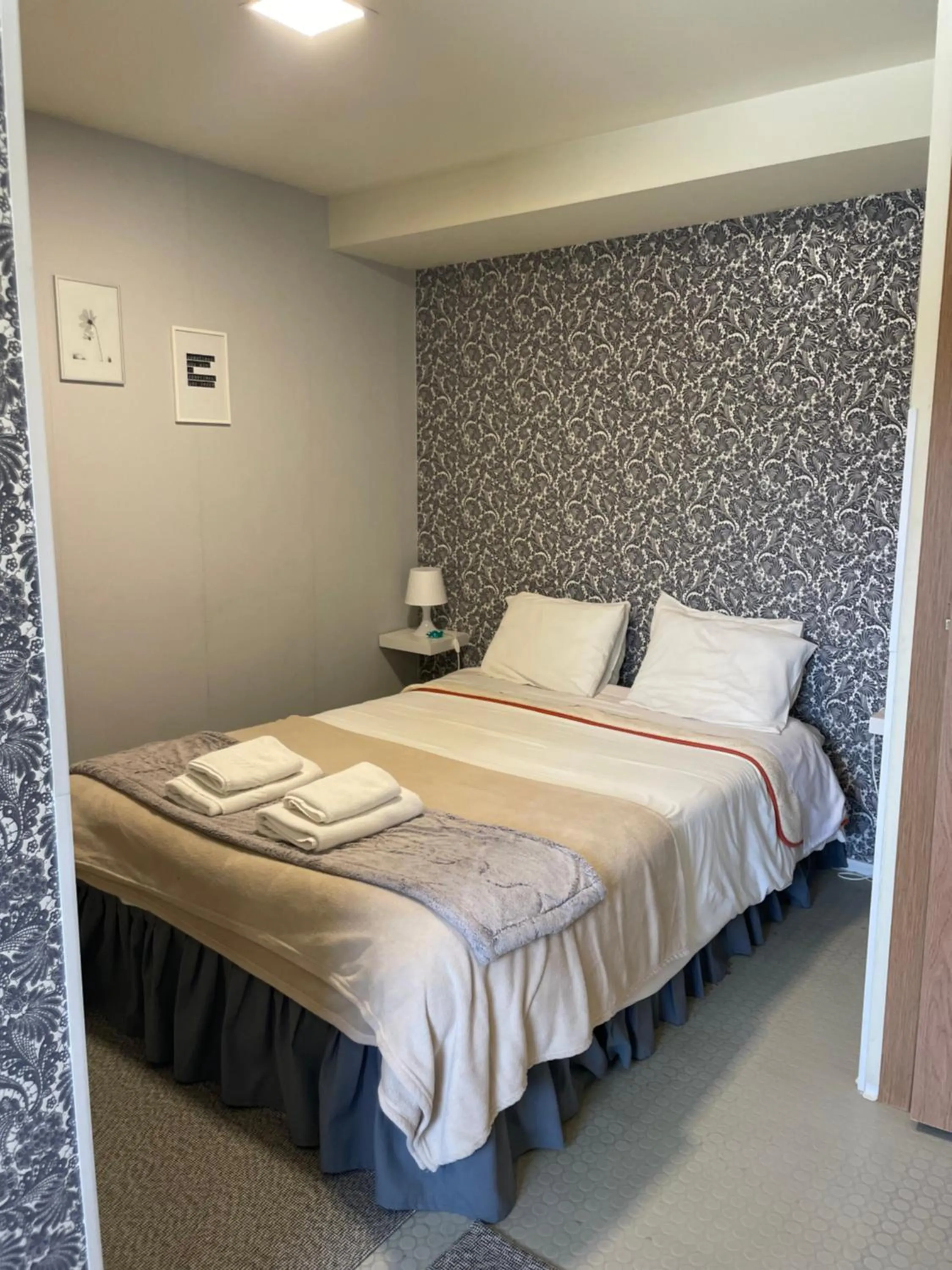 Bed in Liber Guest House