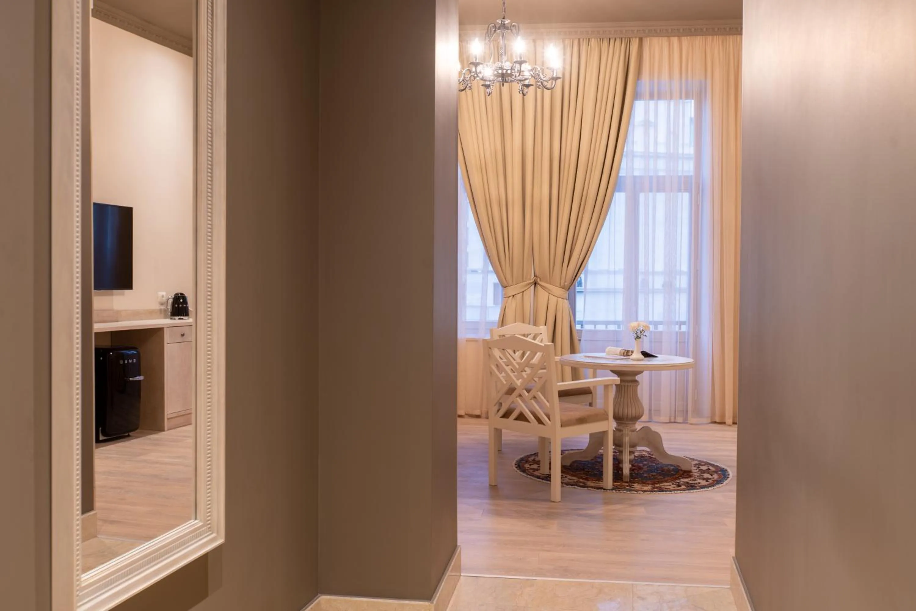 Seating area in Art Club