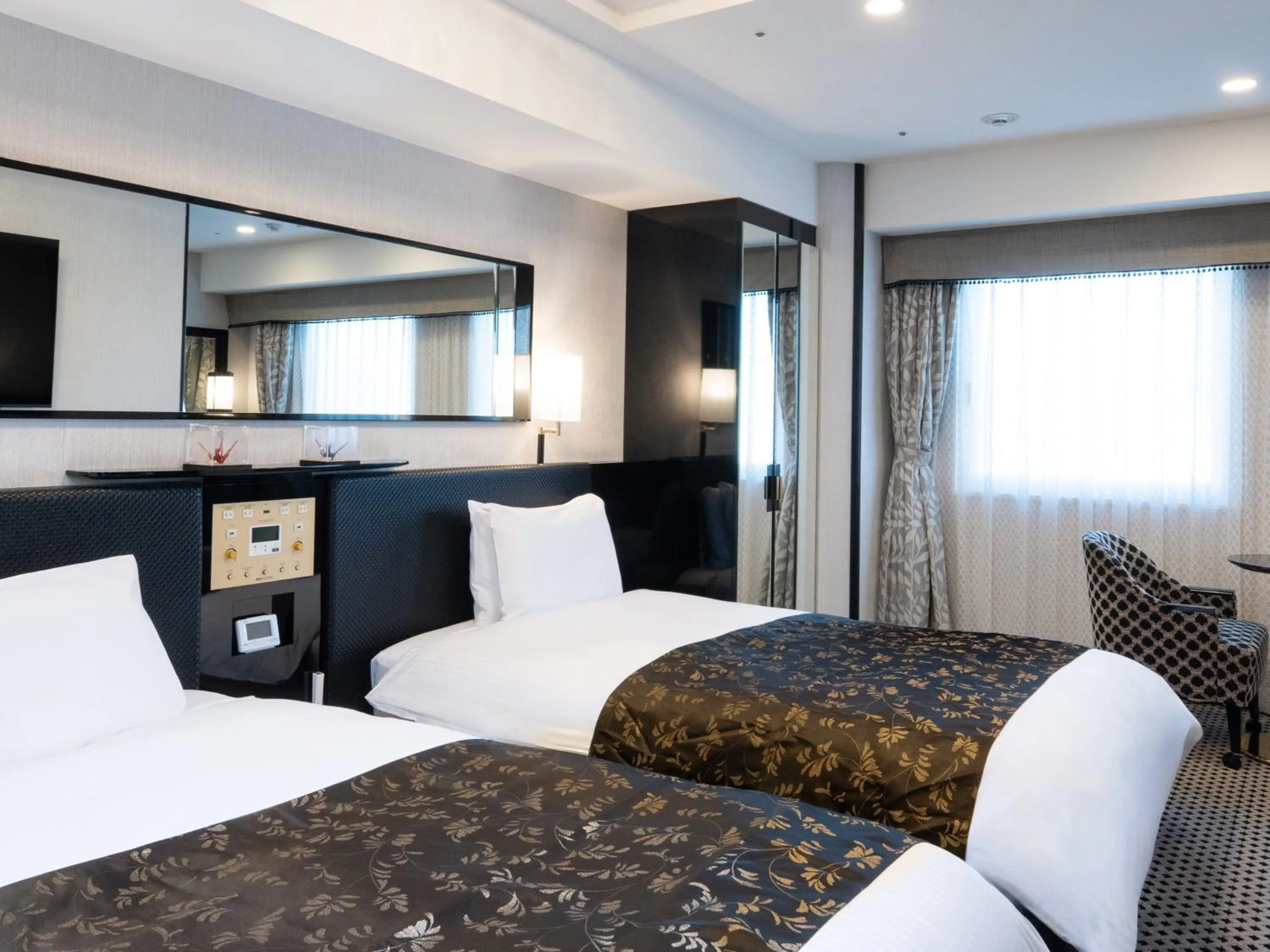 Photo of the whole room, Bed in APA Hotel Akihabara Ekihigashi