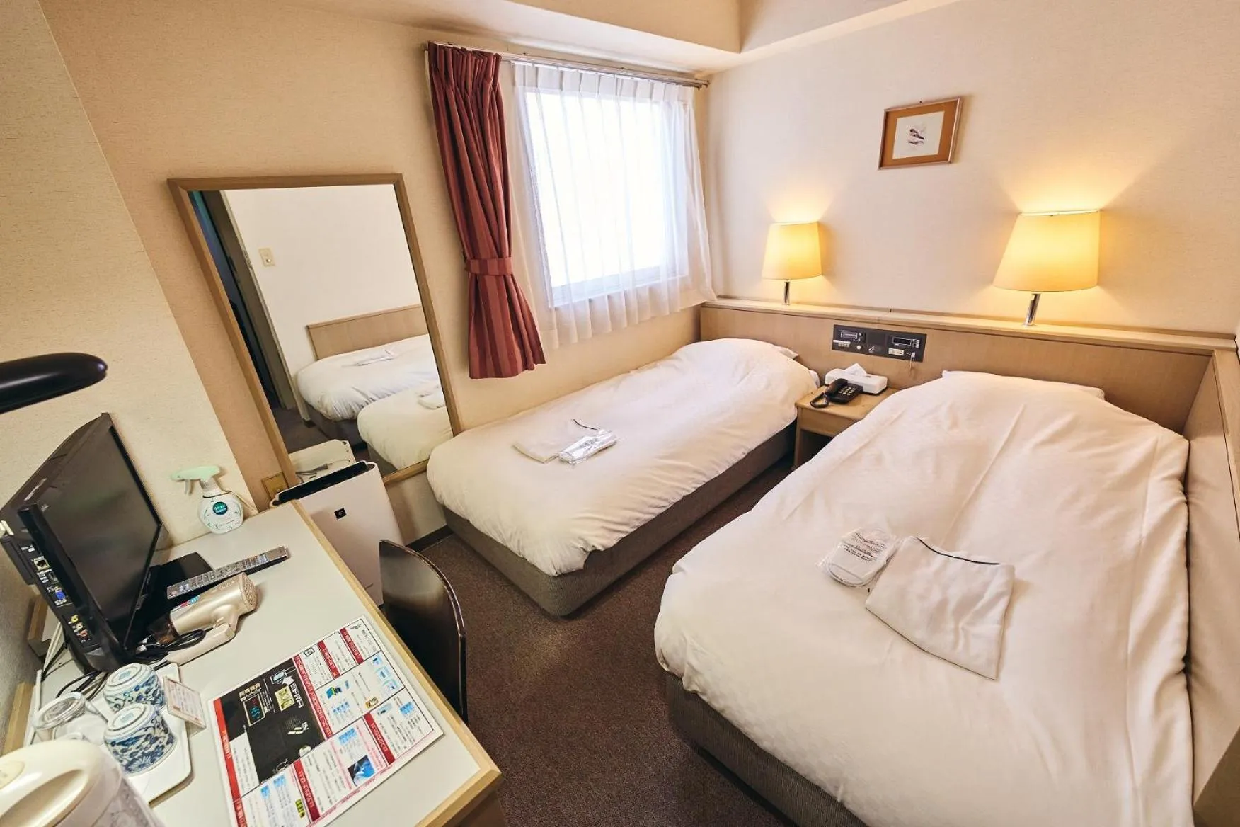 Bed in Hotel Astir Nagoya Sakae
