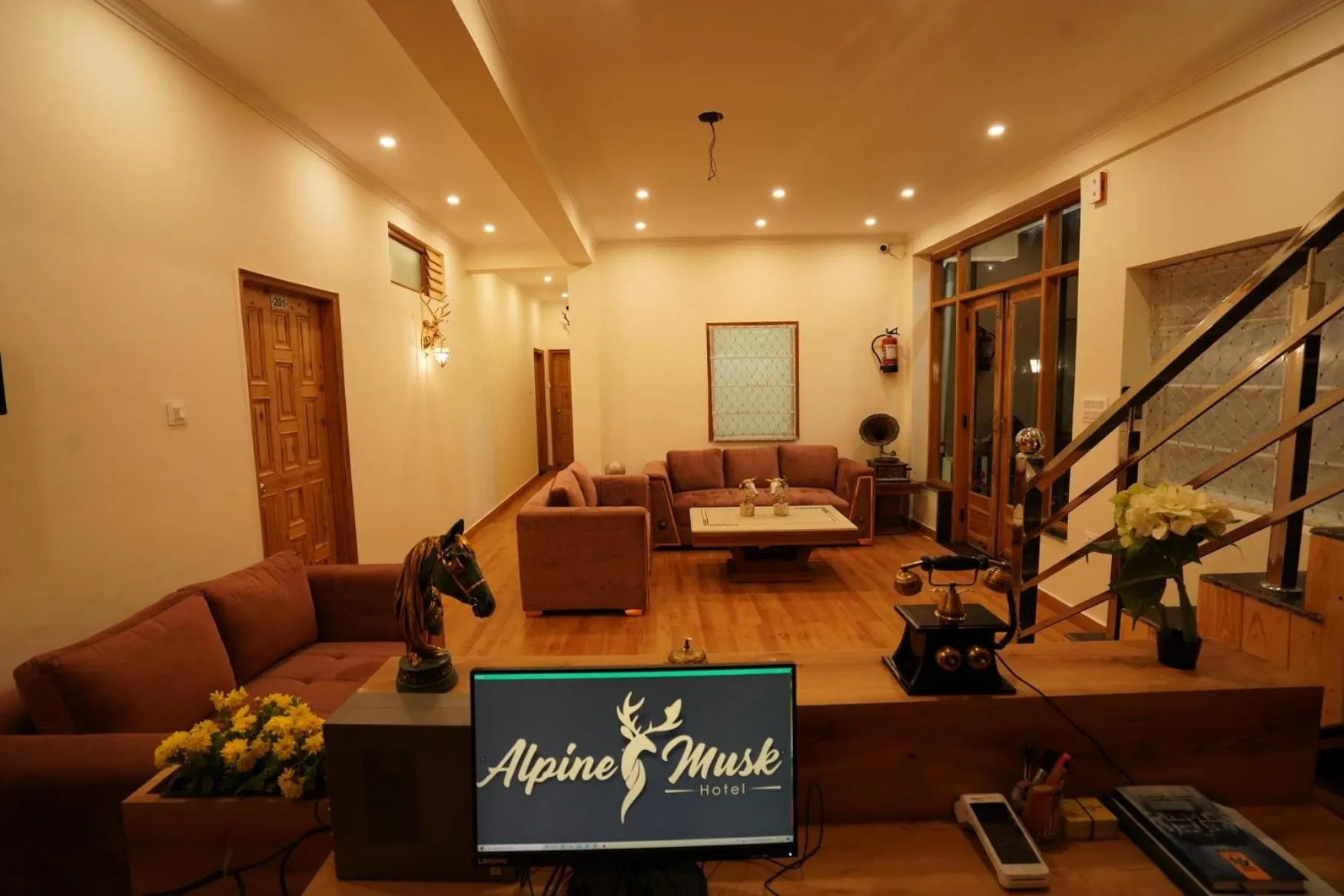 Living room in Hotel Alpine Musk