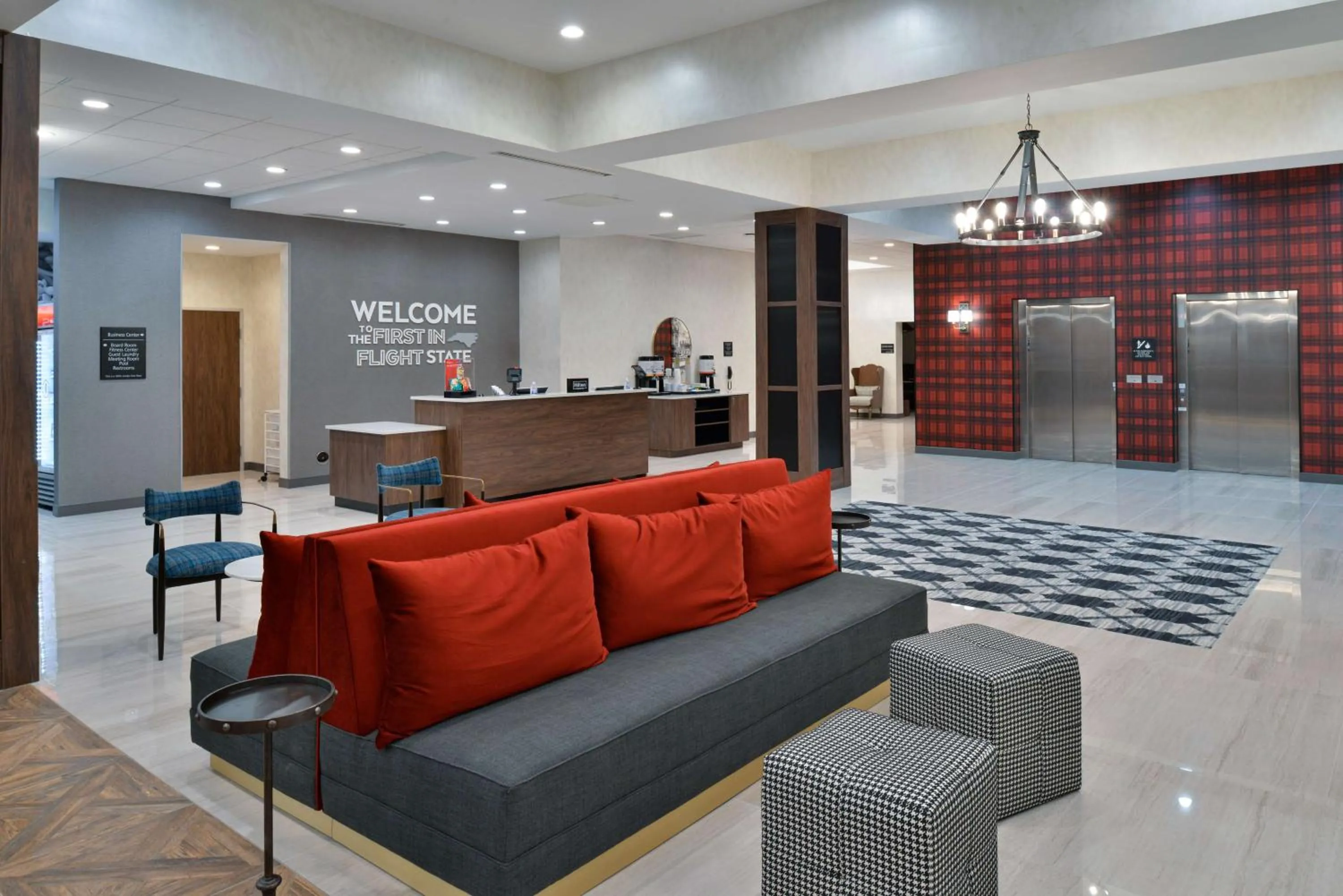 Lobby or reception in Hampton Inn & Suites Greensboro Downtown, Nc