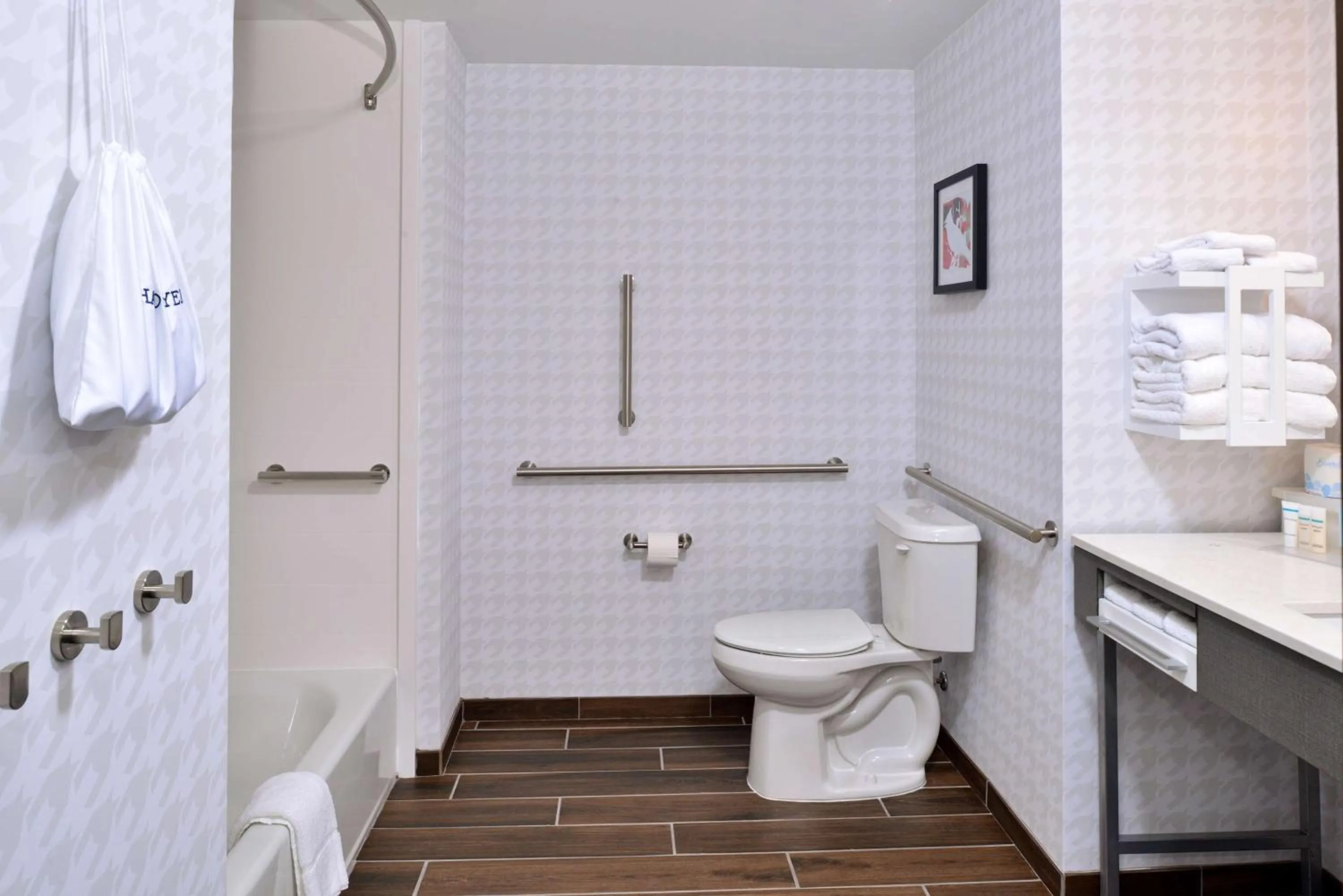 Bathroom in Hampton Inn & Suites Greensboro Downtown, Nc