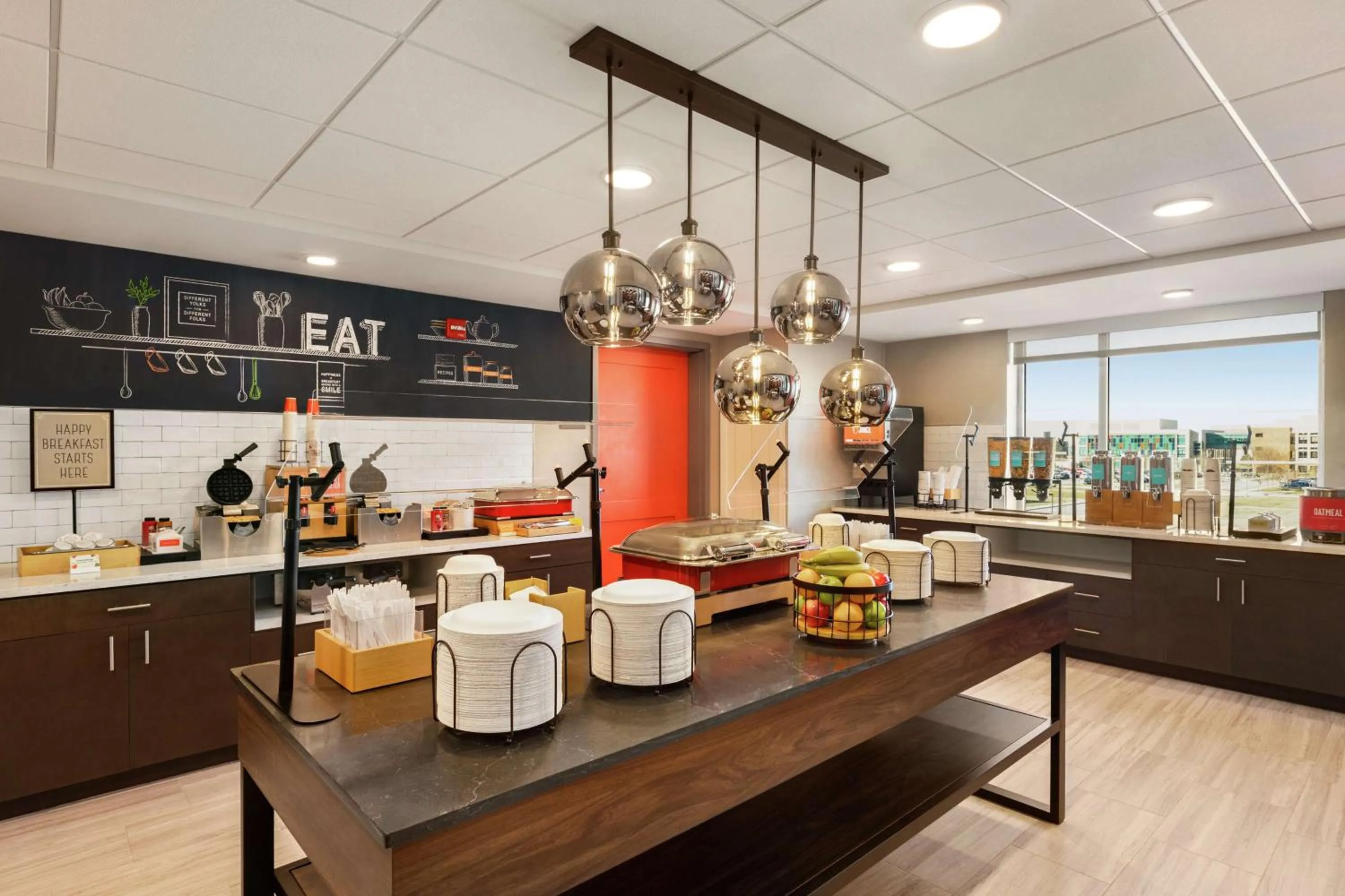 Breakfast in Hampton Inn Indianapolis Downtown IUPUI