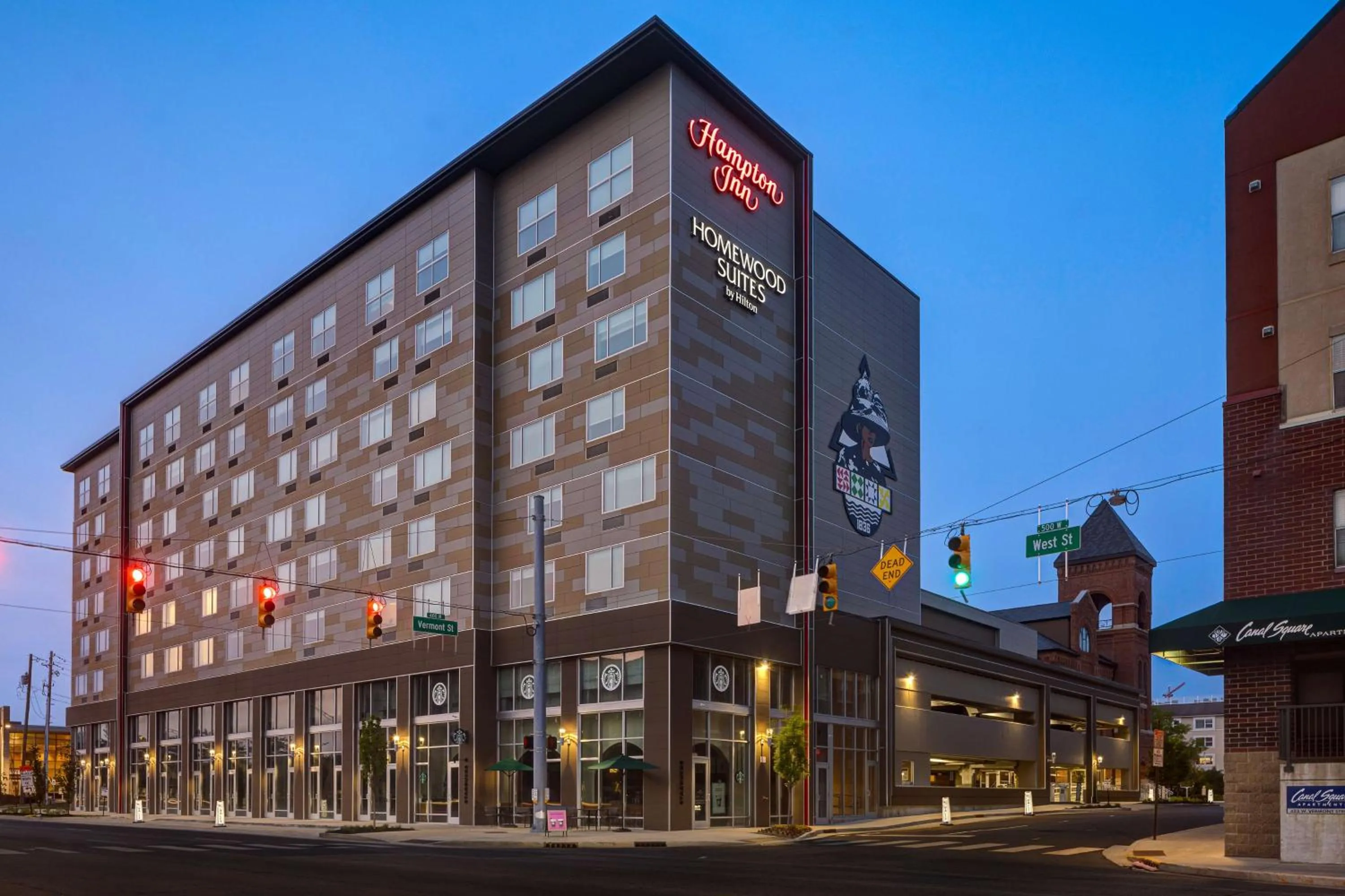 Property building in Homewood Suites by Hilton Indianapolis Downtown IUPUI