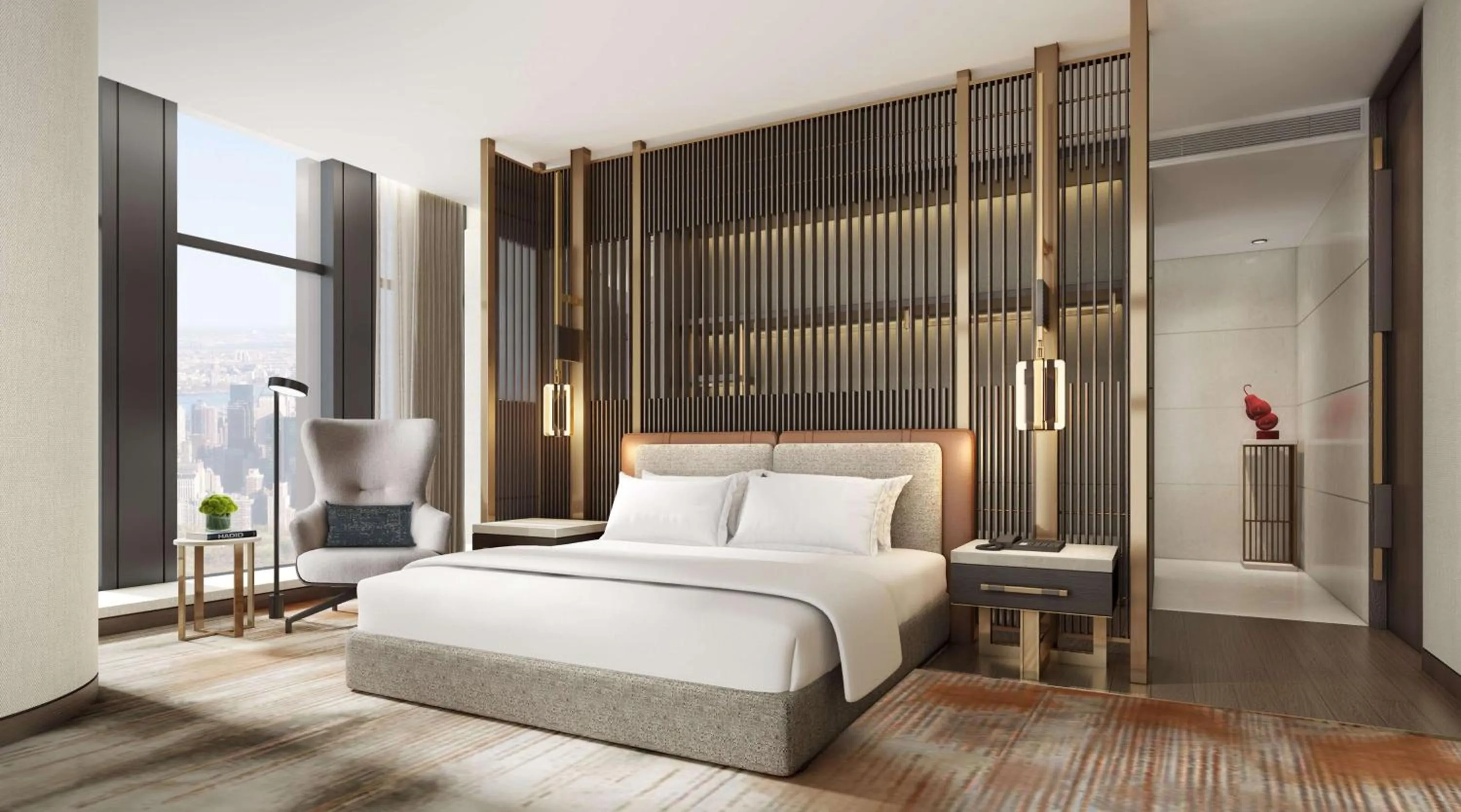 Bed in Hilton Lanzhou City Center