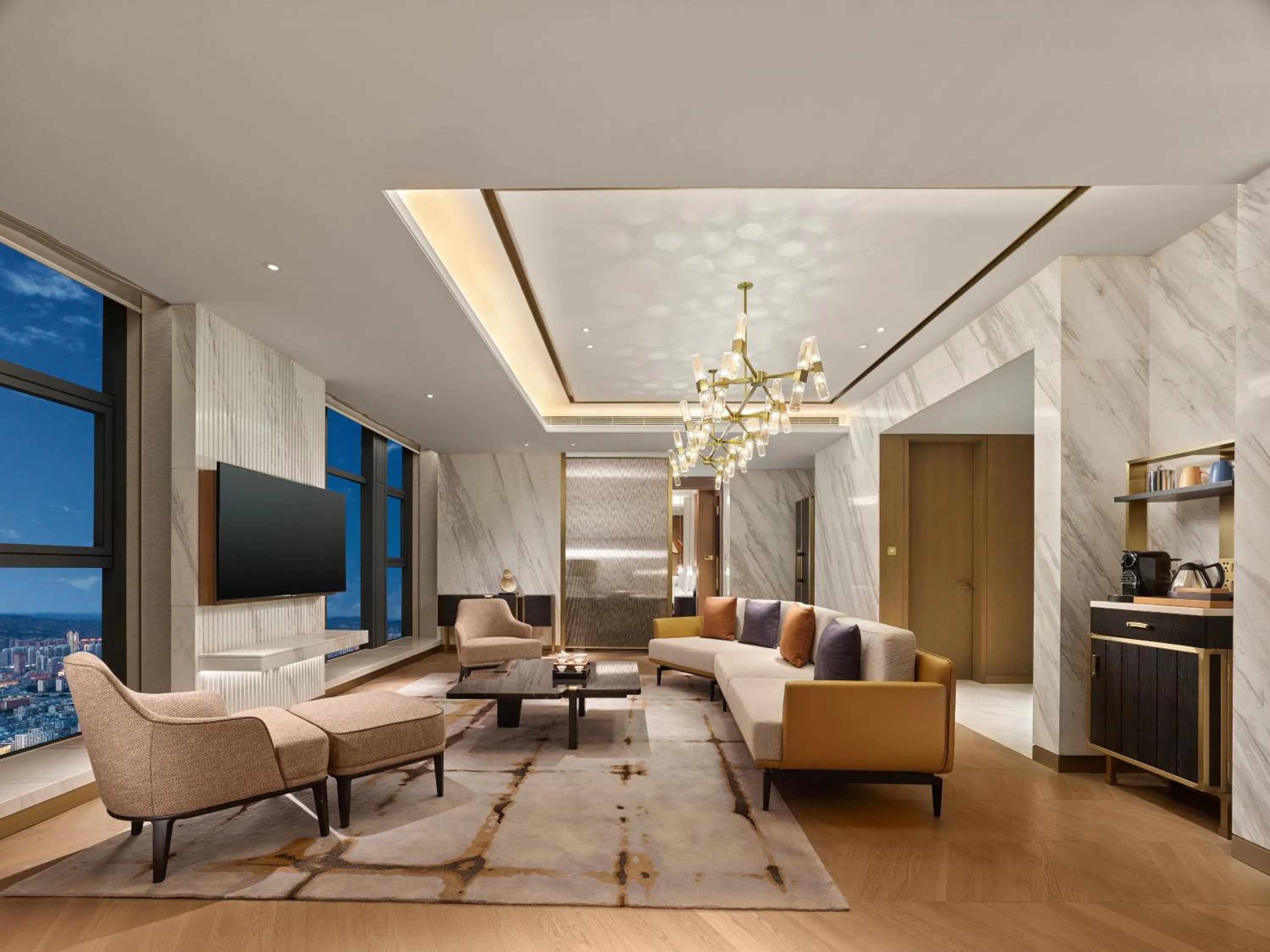 Living room in Hilton Lanzhou City Center