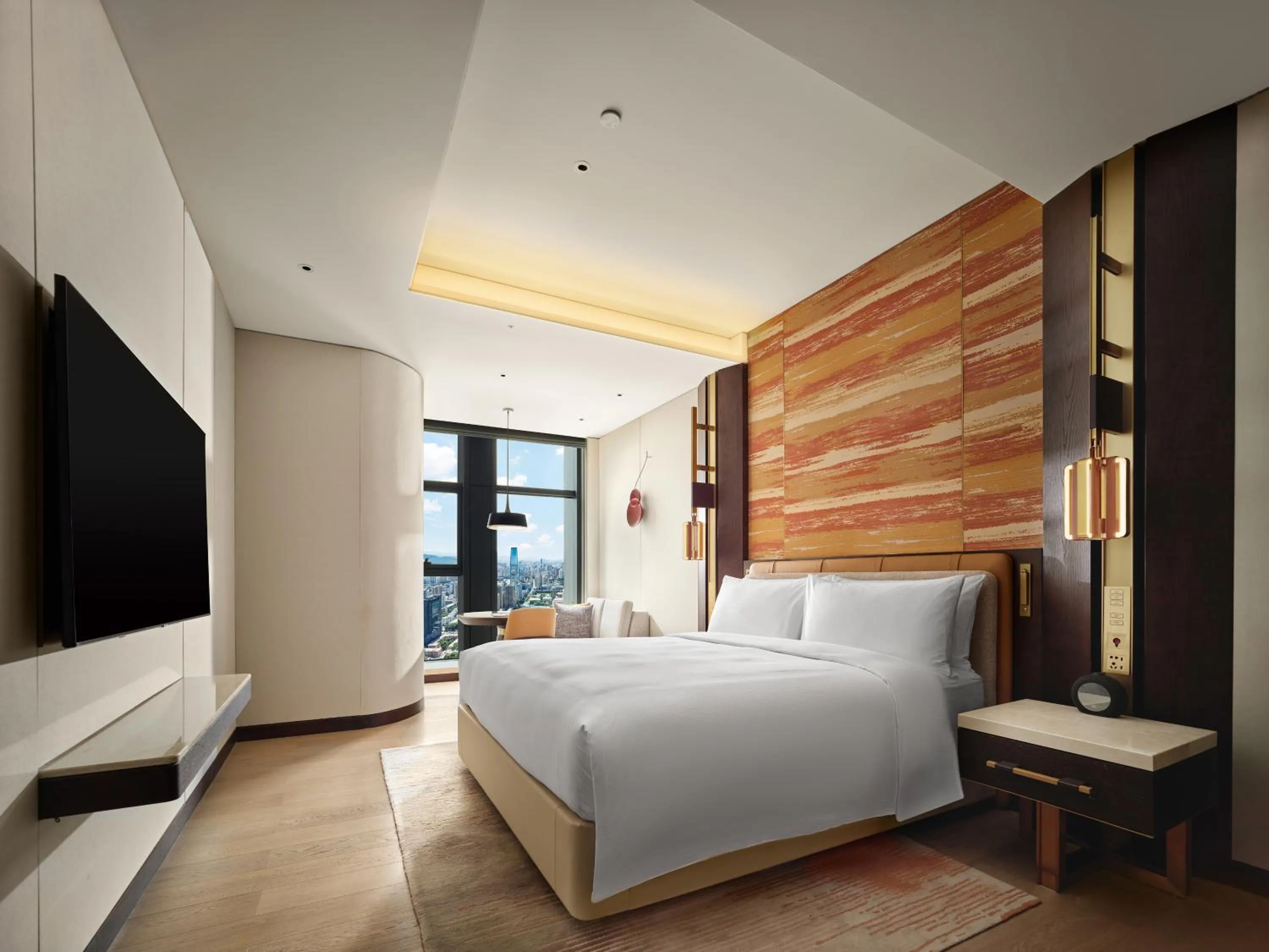 Bed in Hilton Lanzhou City Center