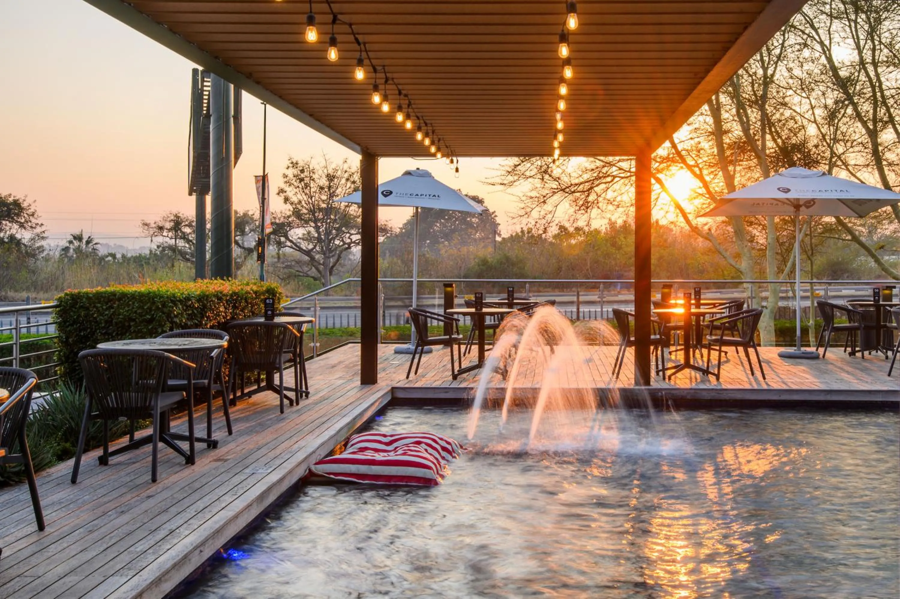 Pool view in The Capital Mbombela