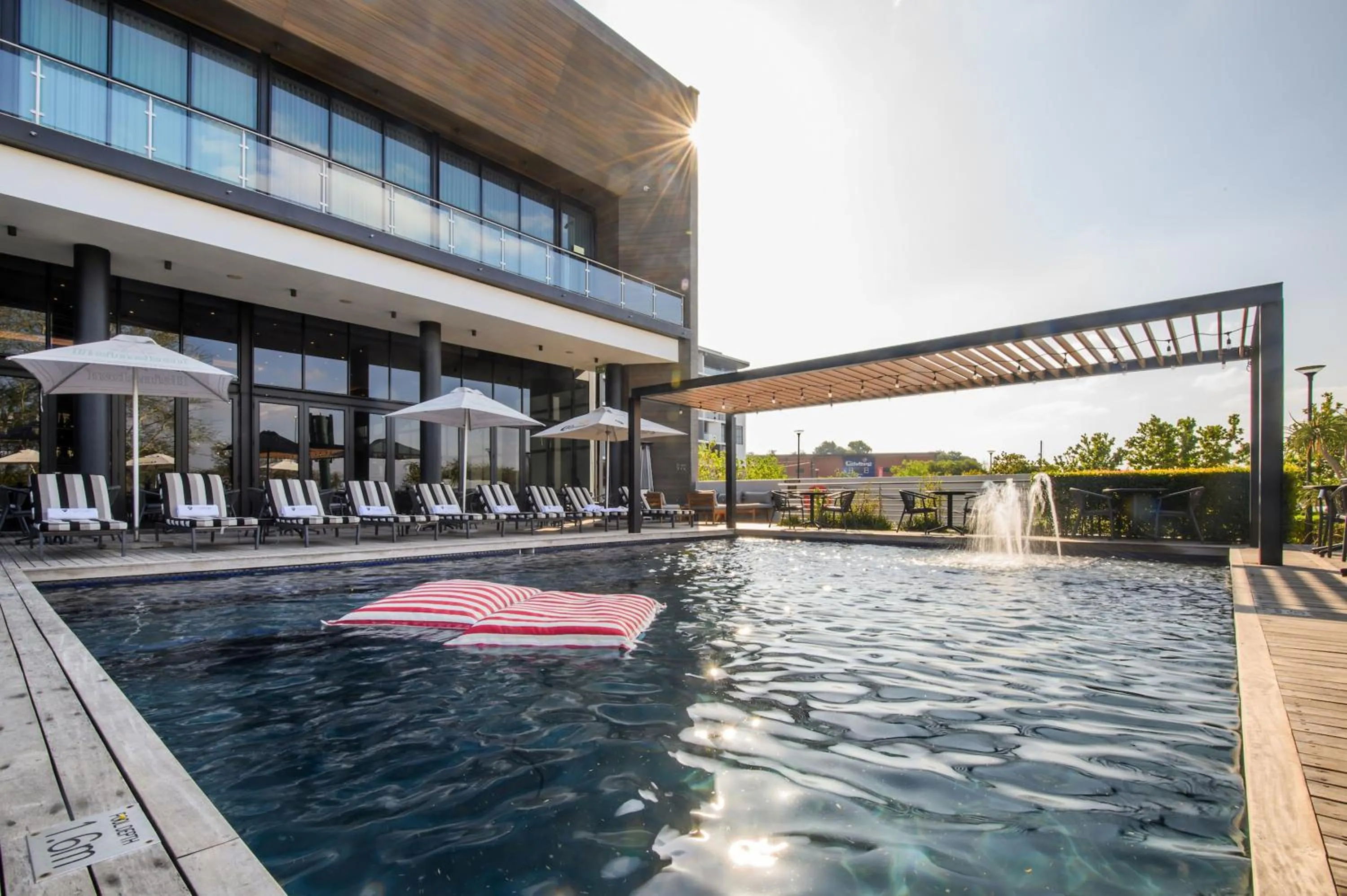 Pool view in The Capital Mbombela