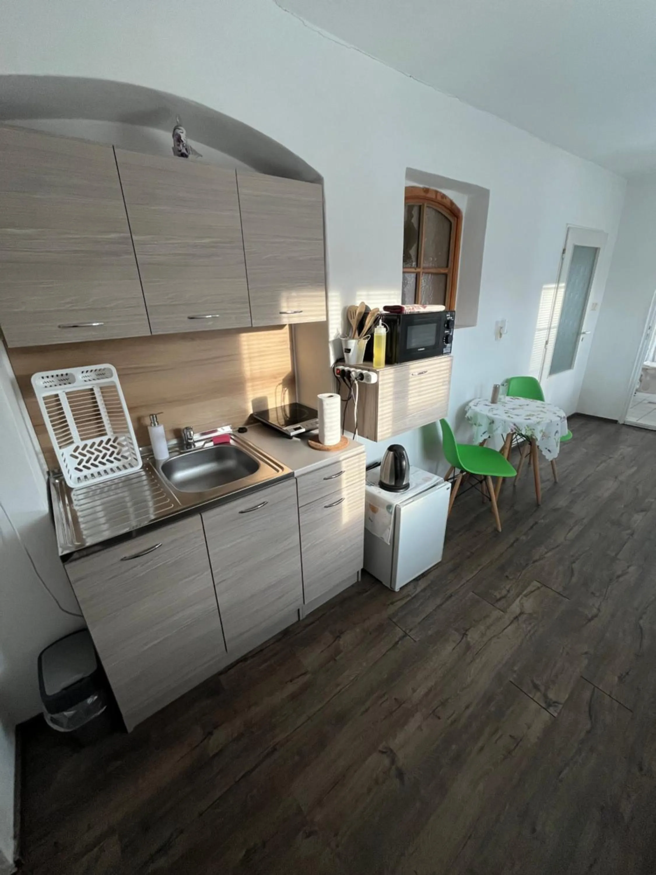 Kitchen or kitchenette in H@M Penzion