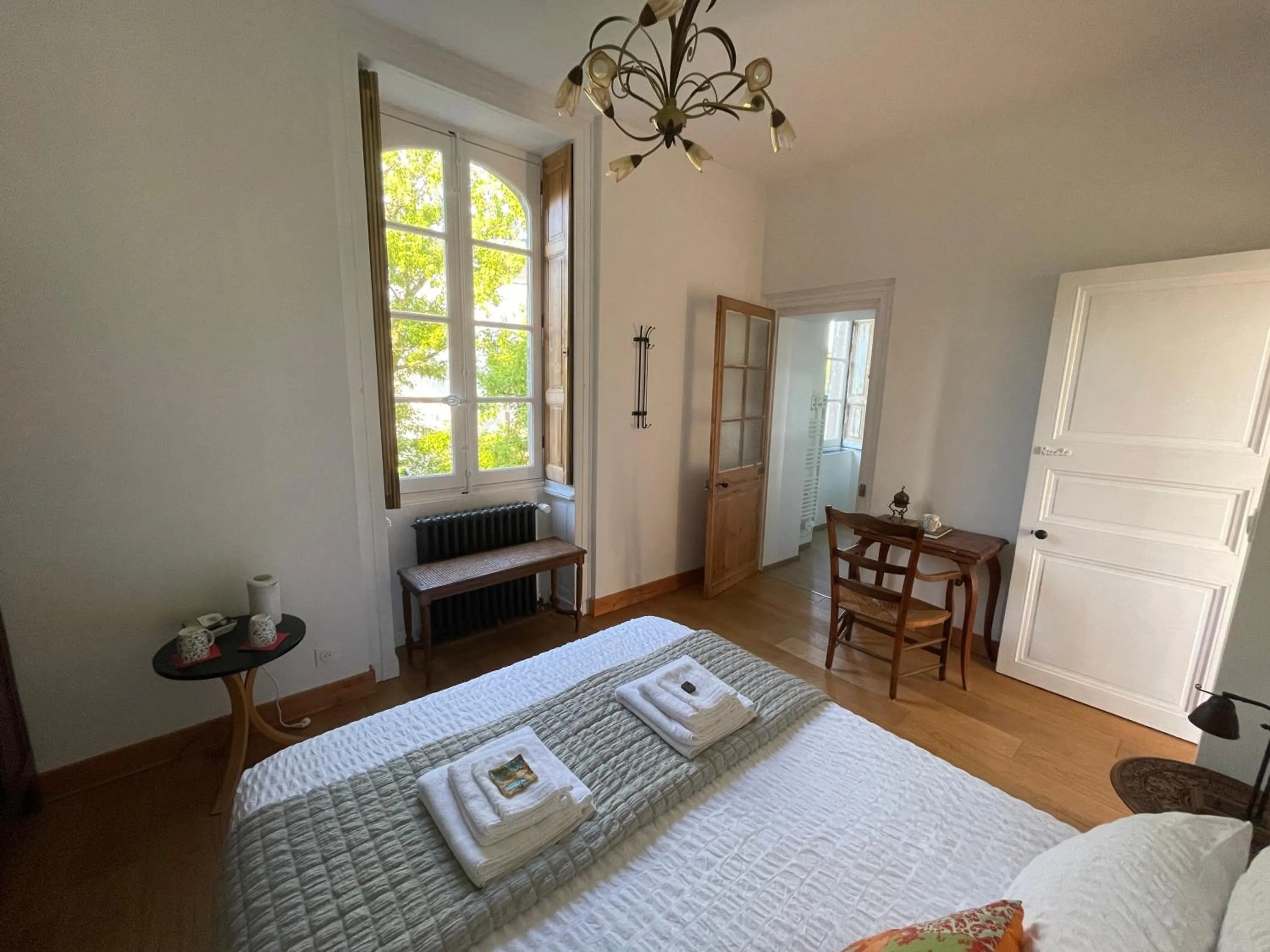 Bedroom, Bed in La Houache Chambres d'Hôtes